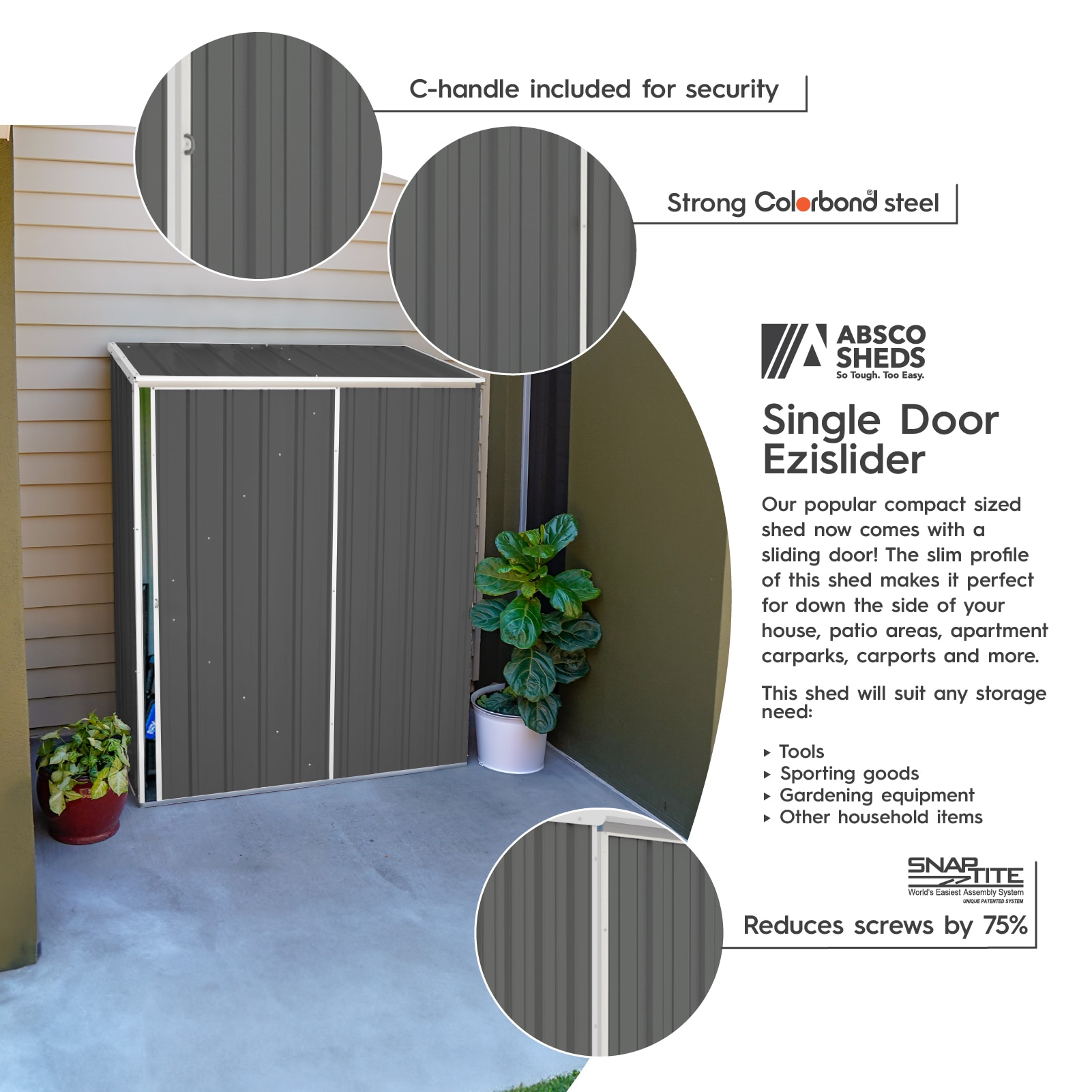 ABSCO AB1046 Metal-Storage-Buildings-Sheds - View #3