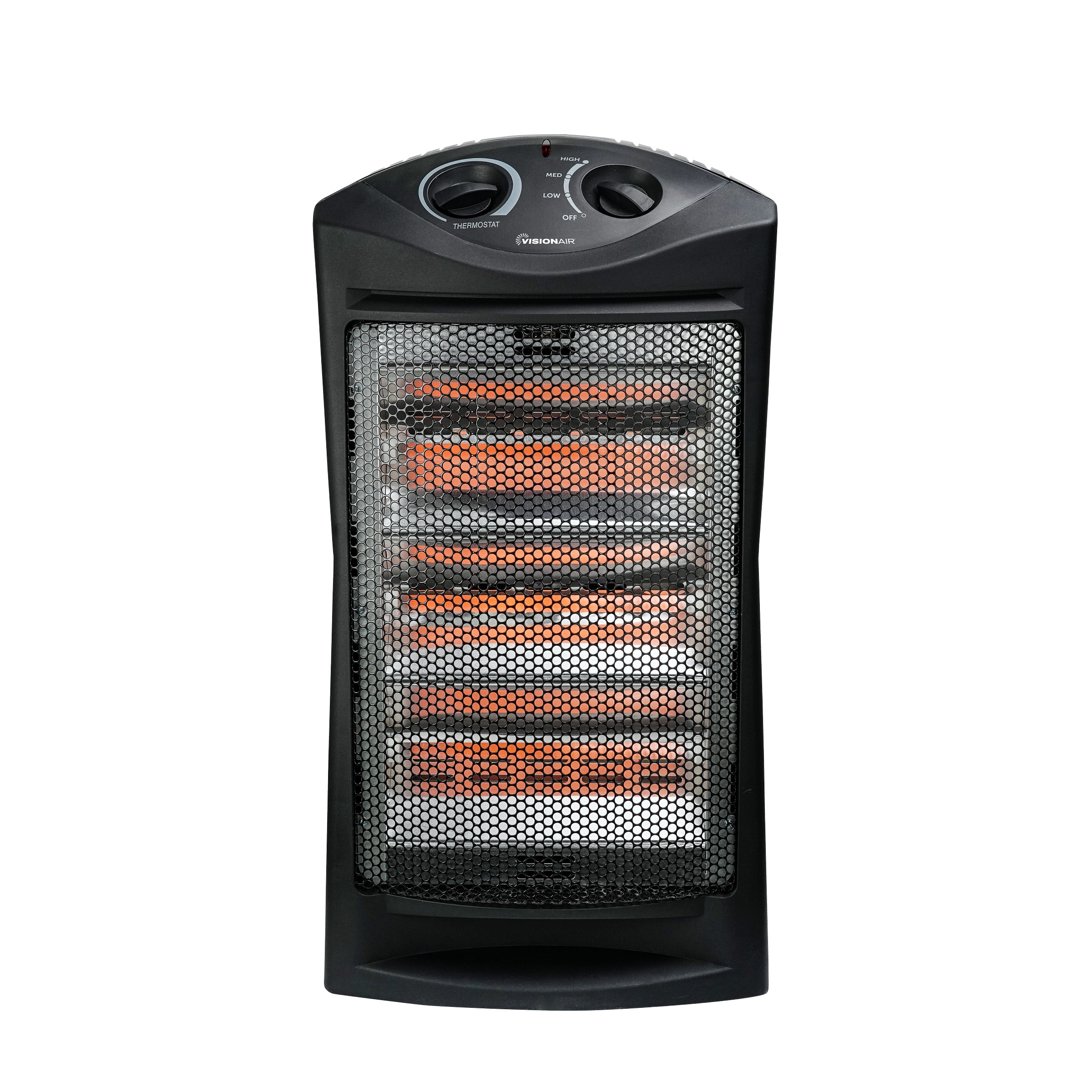 VisionAir 1VAHQ23 Up to 1500-Watt Infrared Tower Indoor Electric Space Heater with Thermostat