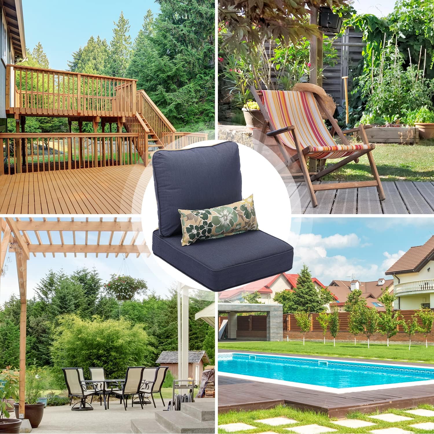 Aoodor A051-PDEDE Patio-Furniture-Cushions - View #9