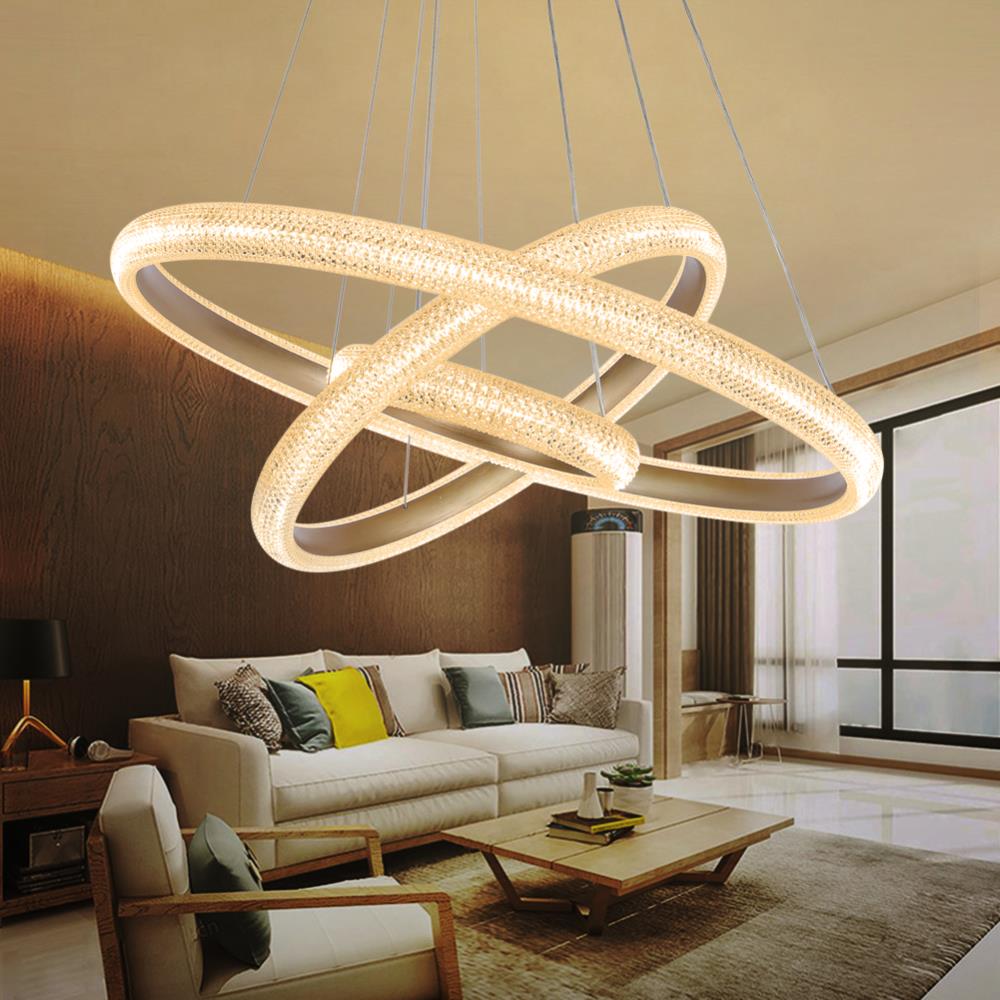 Dry Rated Aluminium at 3-Light Aiwen Chandelier Modern/Contemporary