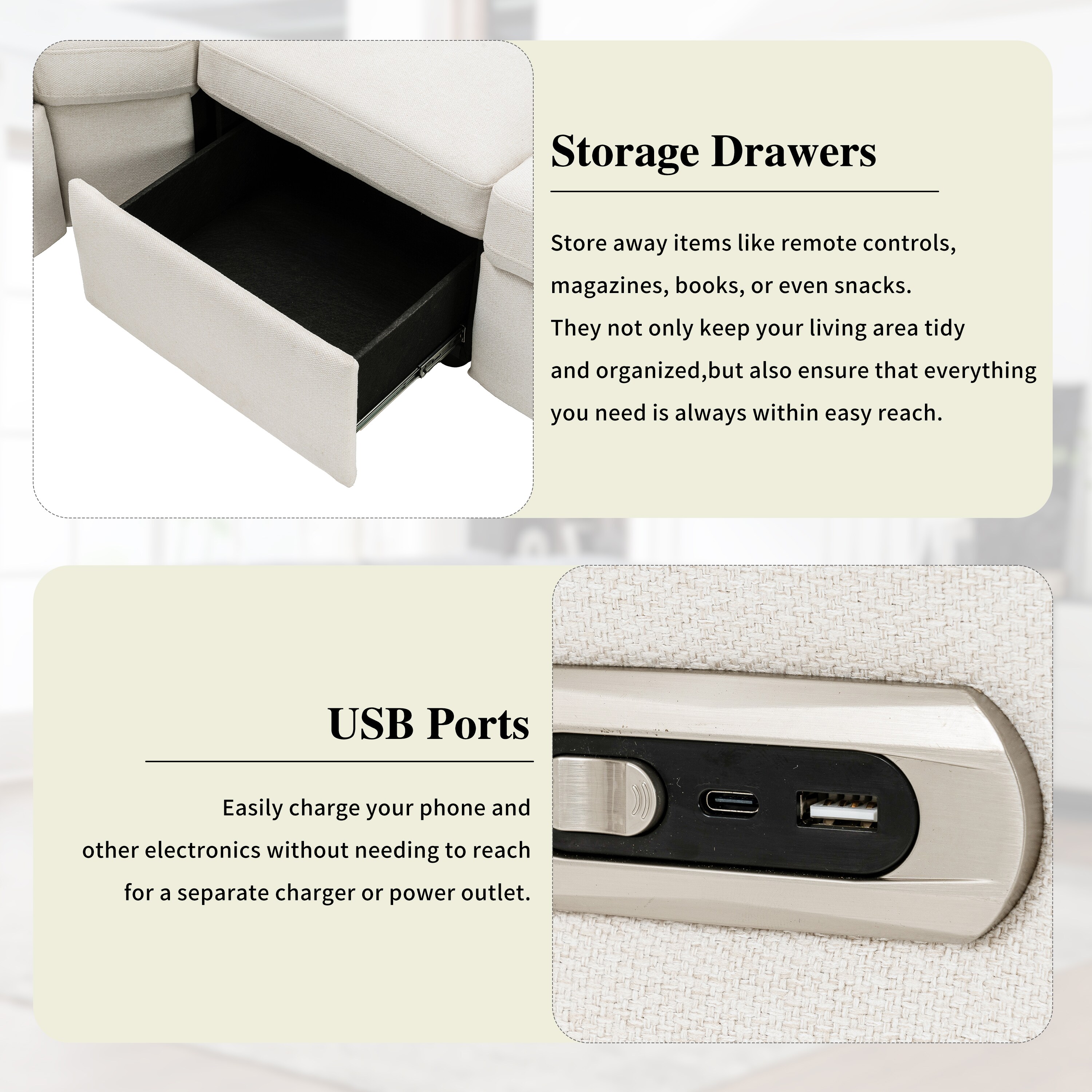 ModernLuxe L-N719S001590A Sofas-Loveseats - View #3