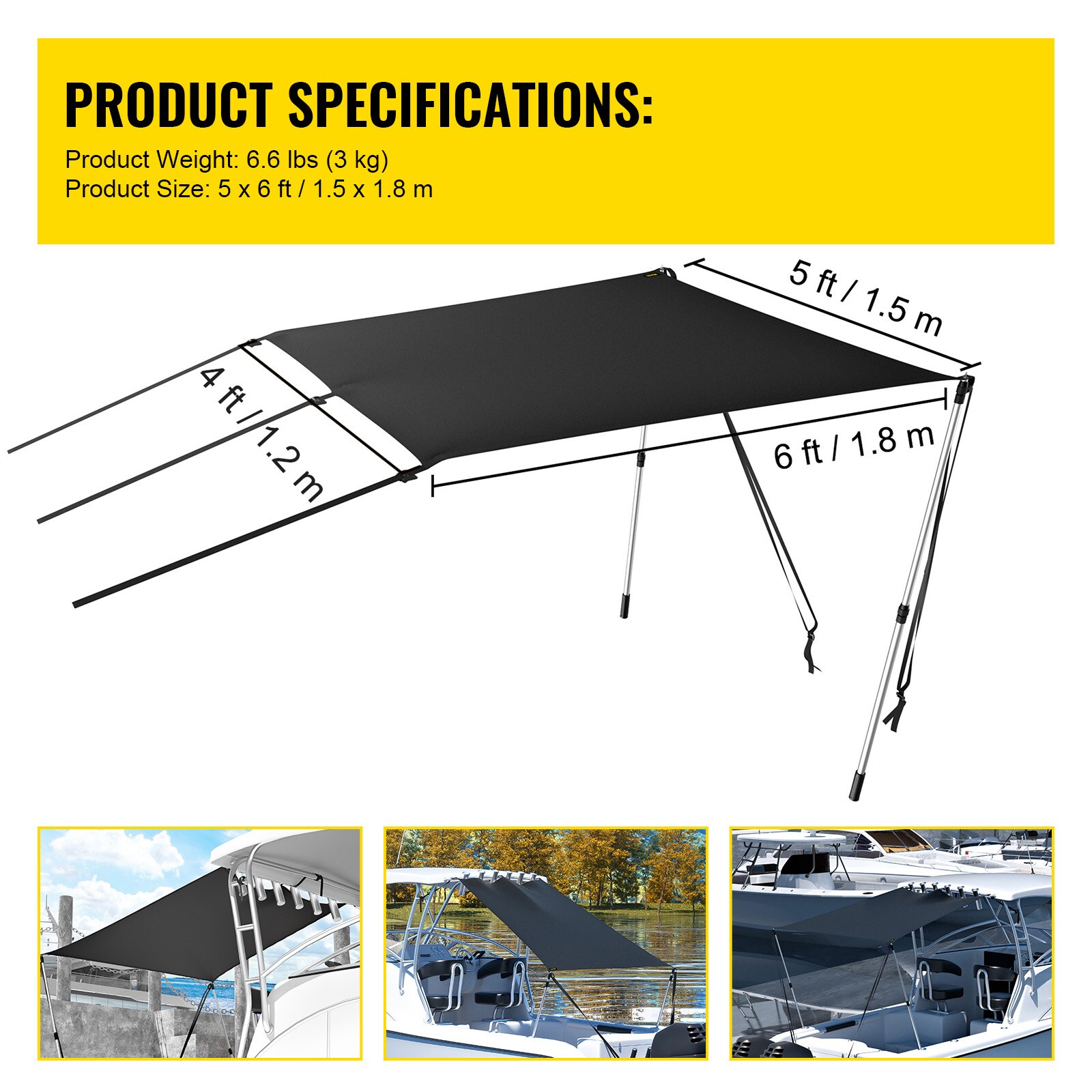 VEVOR SCDBKZZYTJYC03465V0 Boat-Covers - View #7