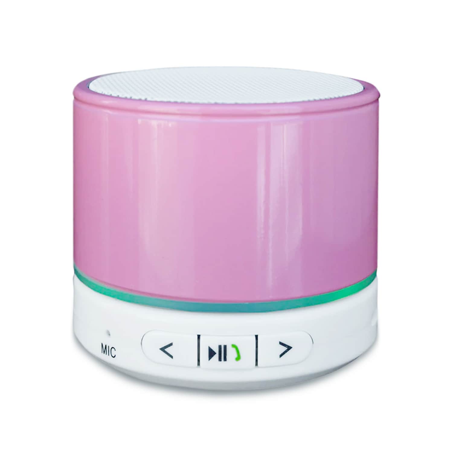 Sungale SBK011 3 -Watt Bluetooth Indoor/Outdoor Portable Speaker in Pink 1 Speaker Set