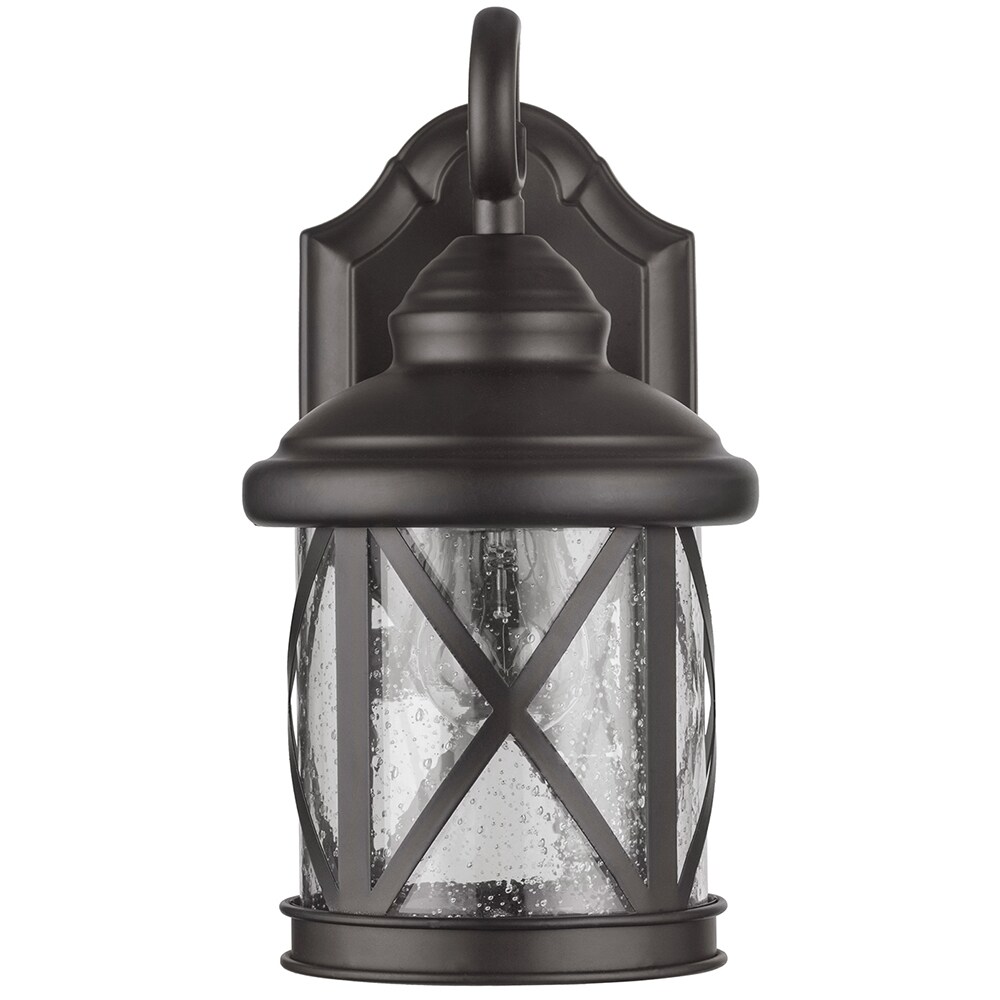 allen + roth Castine 2Pack 1Light 10in H OilRubbed Bronze Led