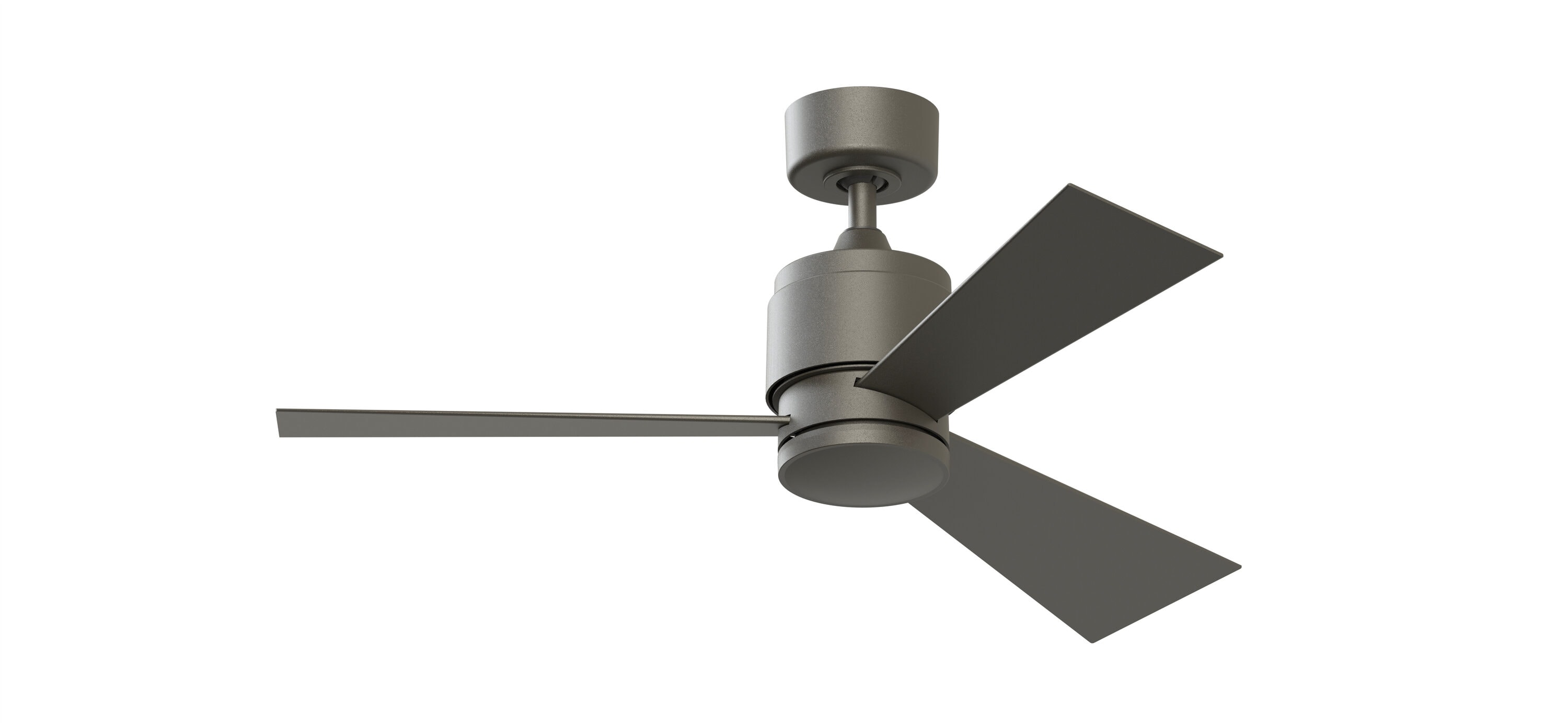 Fanimation FP4660GRW-44GRW Zonix Wet Custom 44-in Matte Greige Indoor/Outdoor Propeller Ceiling Fan and Remote (3-Blade)