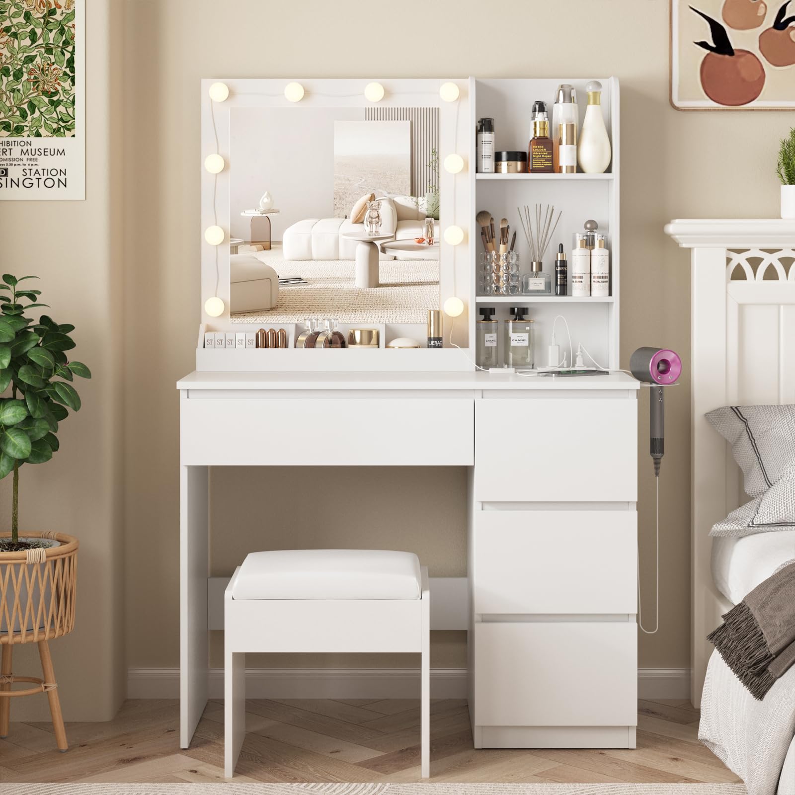 Vabches J3L126BS01 Bedroom-Vanities - View #3