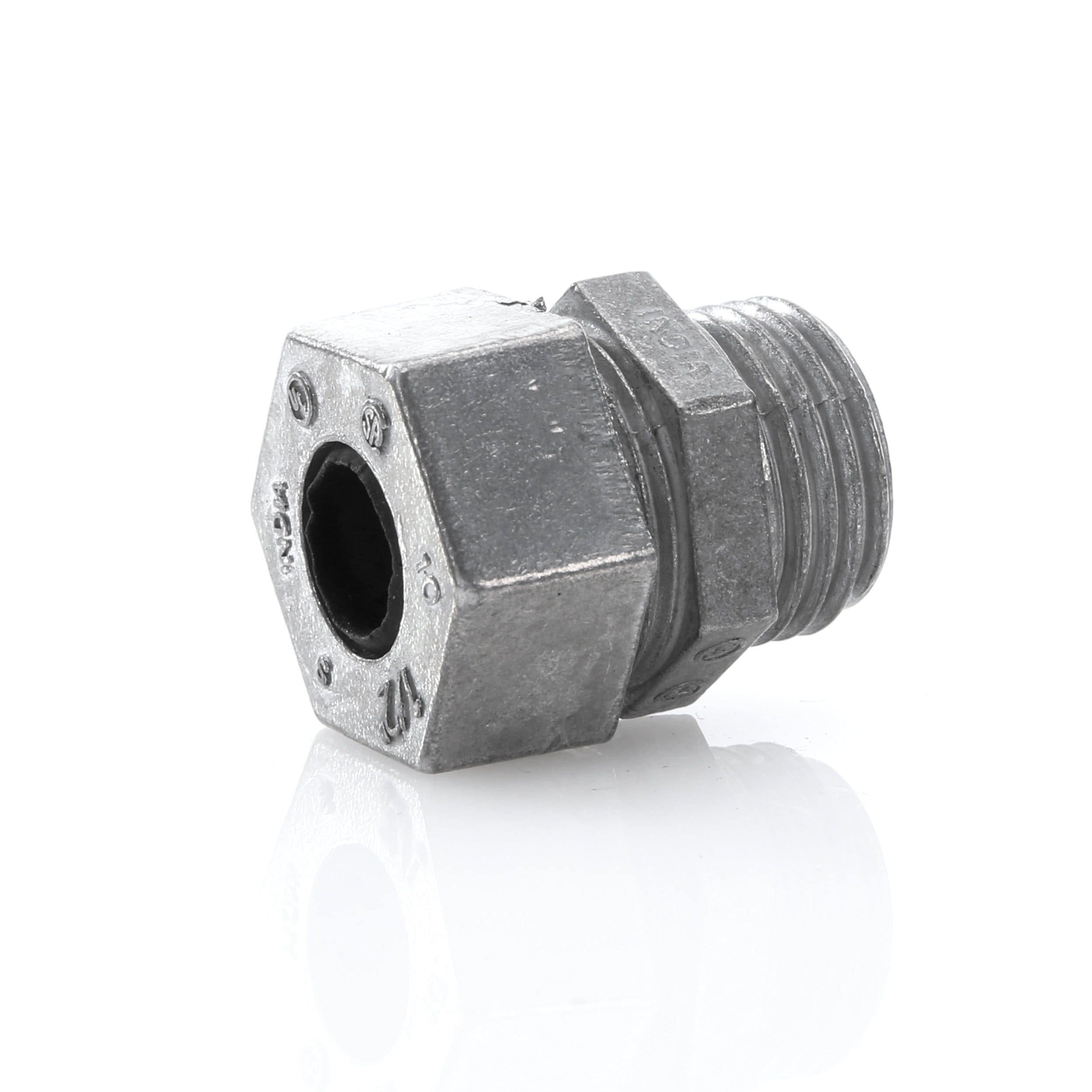 Sigma ProConnex 1/2-in Die Cast Zinc Cord Grip Connector Conduit Fittings  in the Conduit Fittings department at