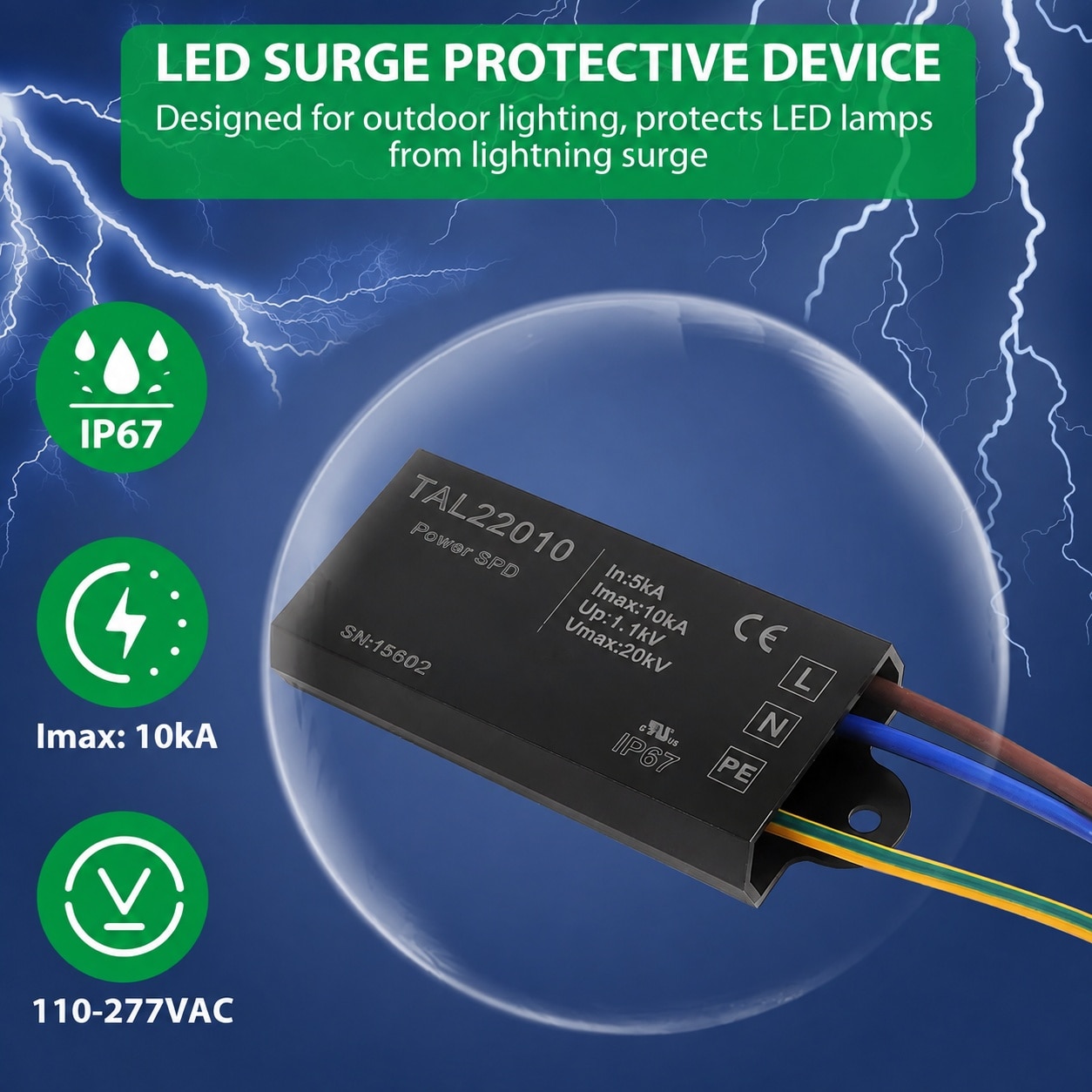 Oyezvary LOZ0819O108 Surge-Protectors - View #2
