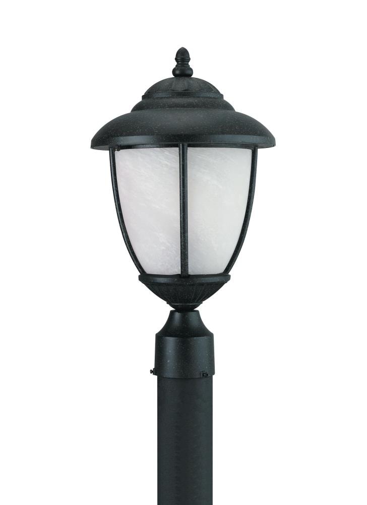 Generation Lighting 82048EN3-185 Yorktown 17.2500-in H Forged Iron Hardwired LED Post light