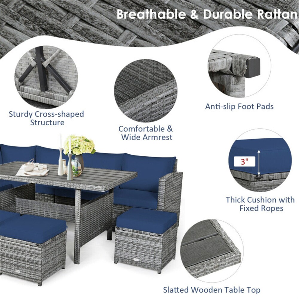 Clihome CNBL-09BLKPBL Patio-Conversation-Sets - View #11