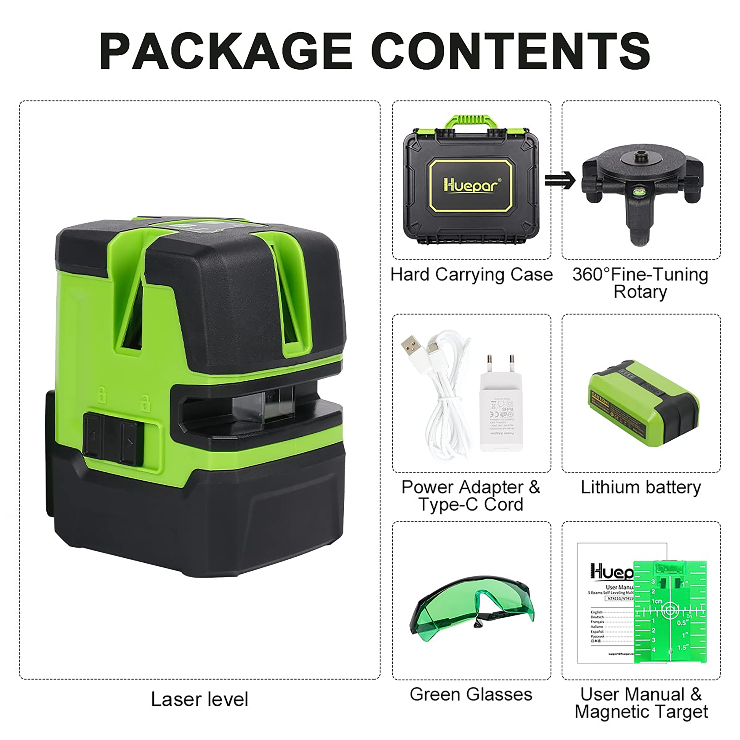 Huepar NT411G Laser-Level - View #9