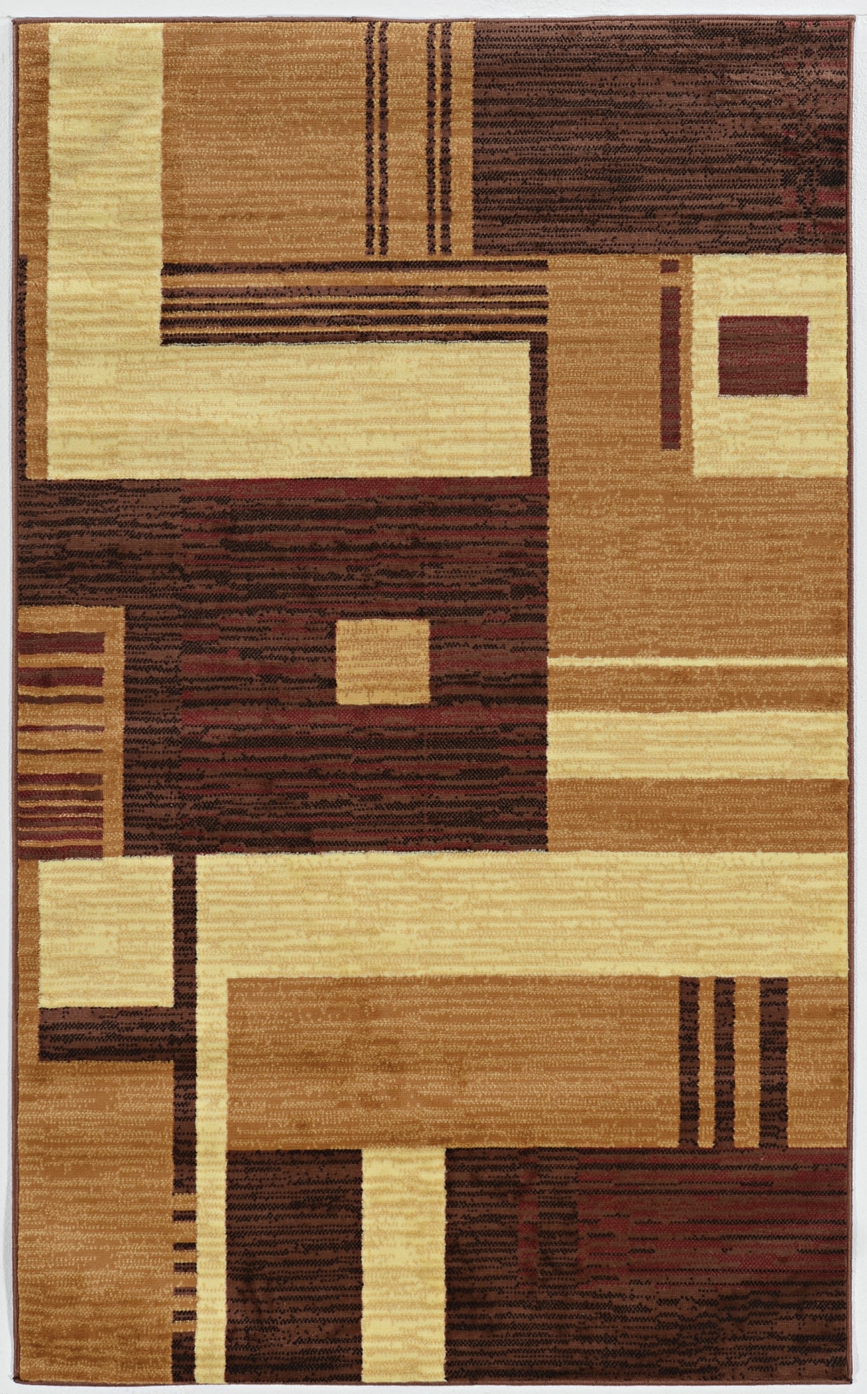 Linon RUG-BC2057 Capri 5 x 7 (ft) Loomed Polypropylene Multiple colors Rectangular Indoor Abstract Area rug