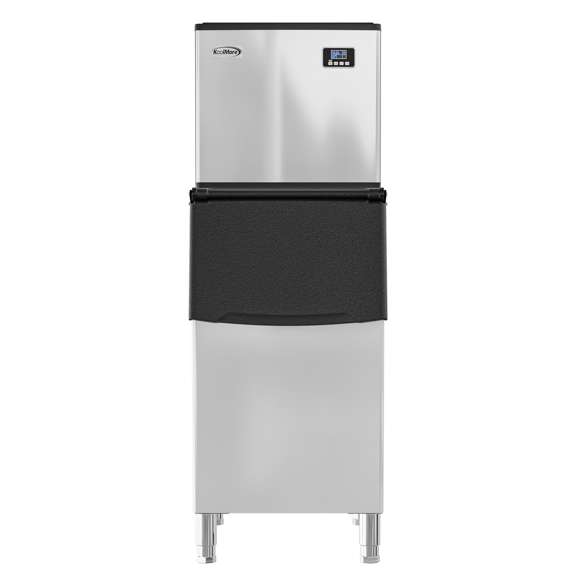 KoolMore KM-CIM-400 22.8-Inches Flip-up Door For Commercial Use Cubed ( Stainless-Steel )