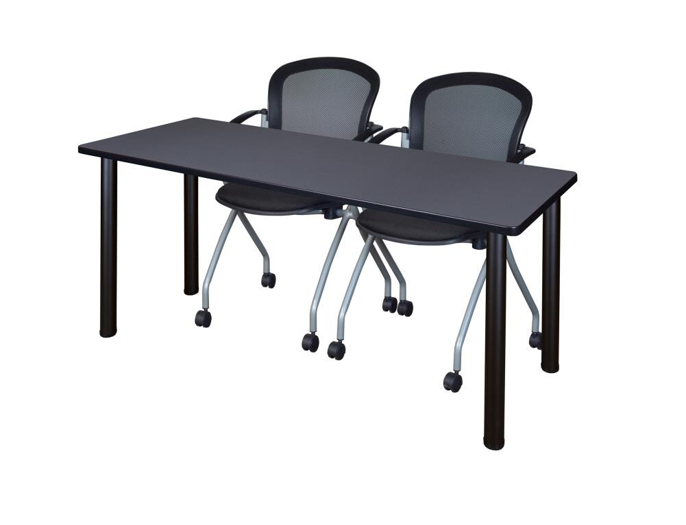 Regency Training Gray 4-Person Training Table (72-in W x 29-in H) in the Office Tables department at Lowes.com Regency Training... 