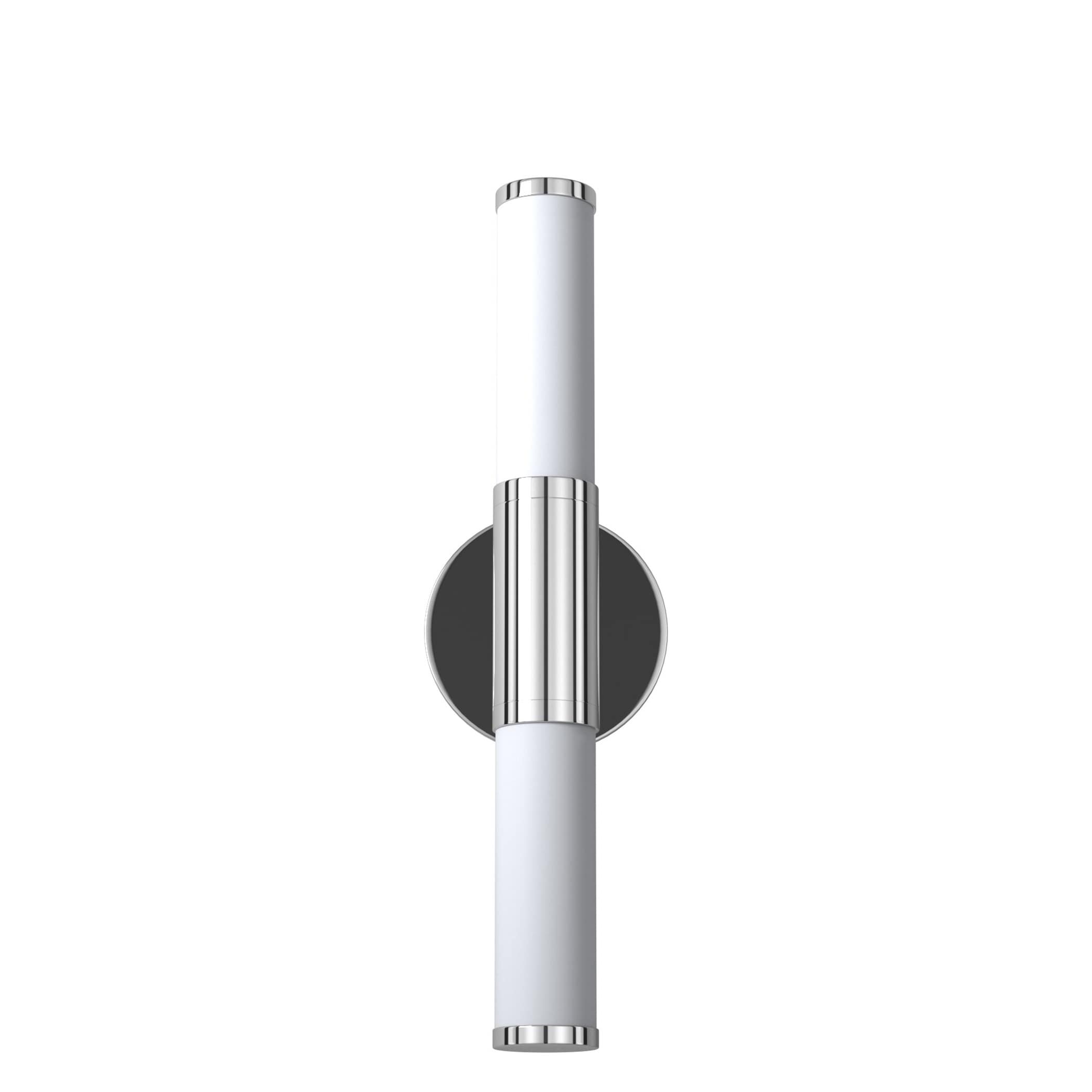 Palmera Chrome 20" LED Vanity Cylinder Wall Sconce