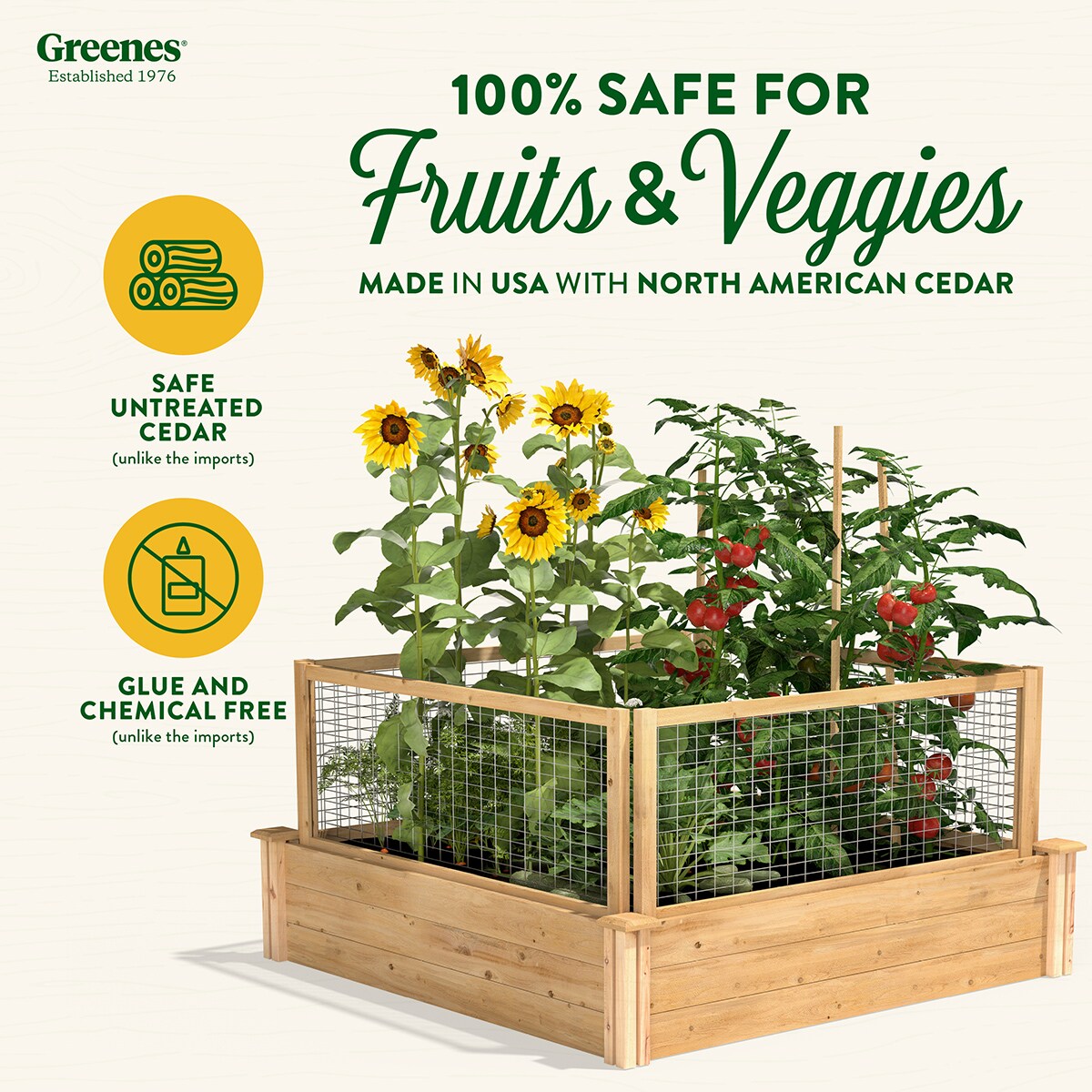 Greenes Fence RC4T12BCG Raised-Garden-Beds - View #3
