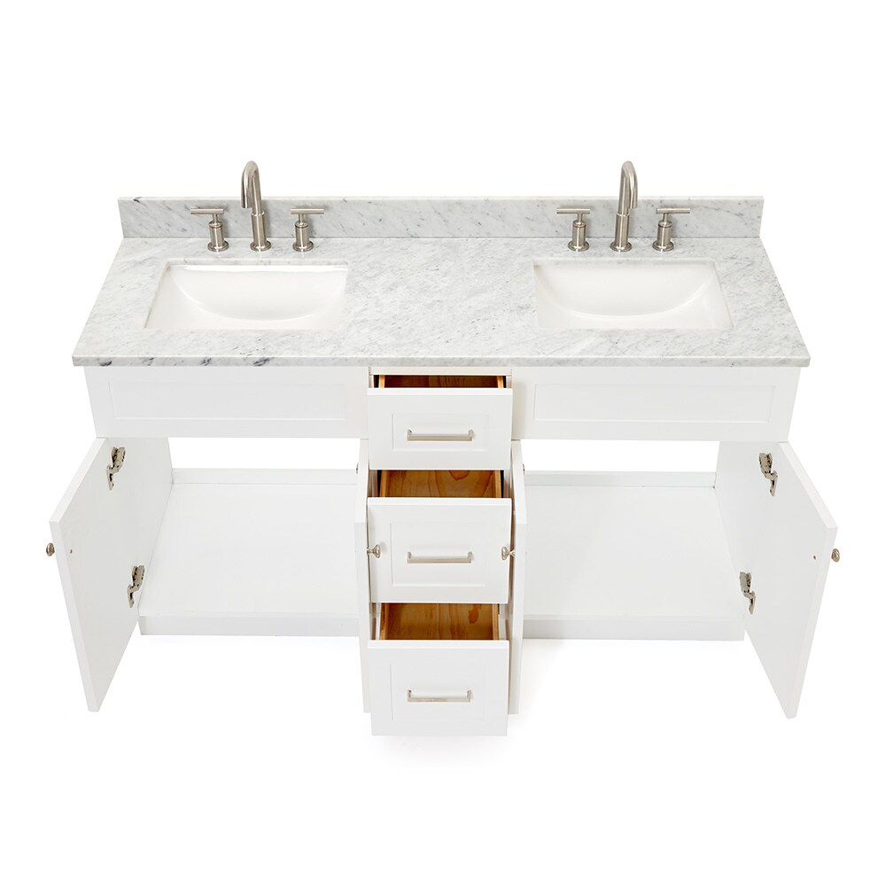 ARIEL F061DCW2RVOWHT Bath-Vanity-Combo - View #6