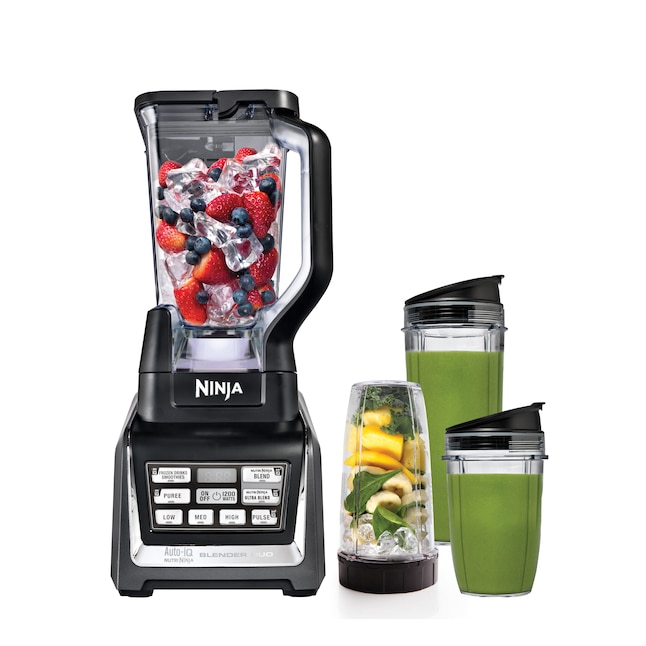 Ninja 72-oz Black/Silver 1200-Watt Pulse Control Blender in the Blenders  department at