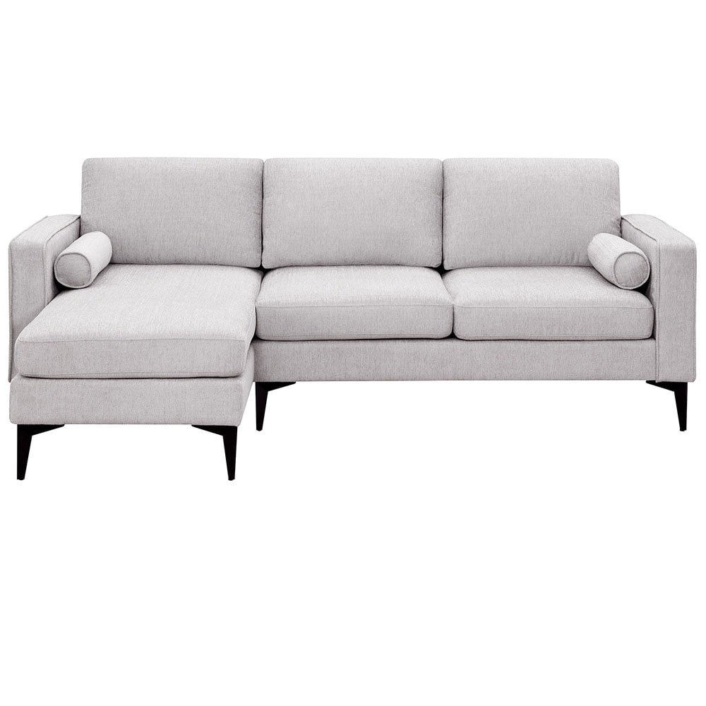3/4 Seater Grey Fabric Corner Sofa Bed Montréal