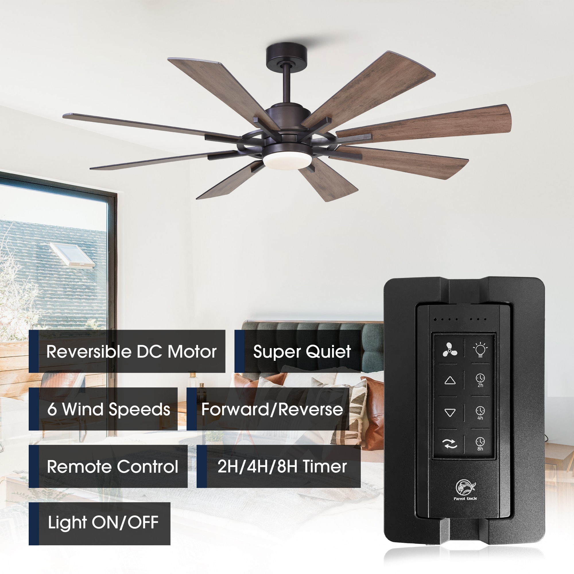 Parrot Uncle F8217110V Ceiling-Fans - View #5