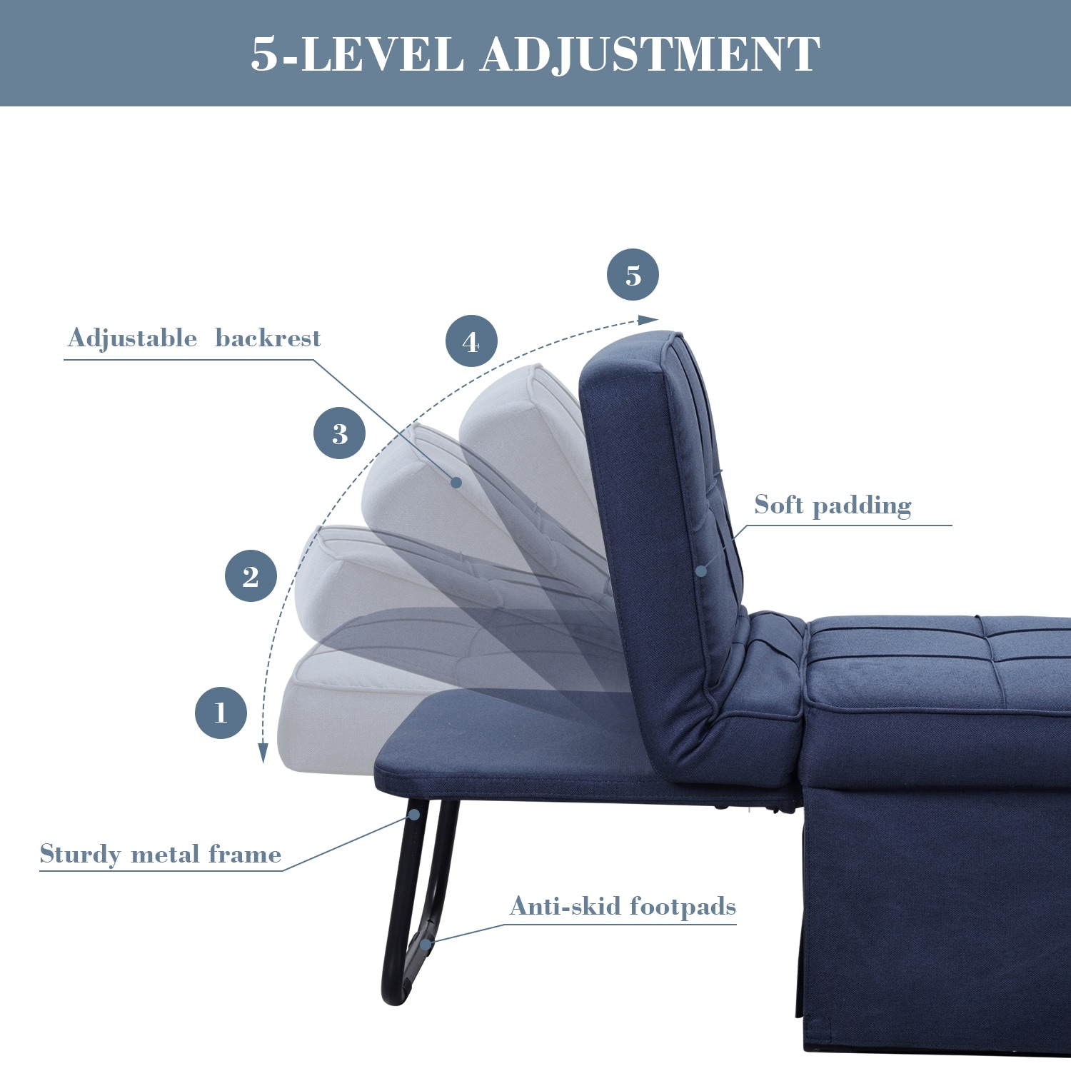 Ainfox WUL022-BL futons - View #4