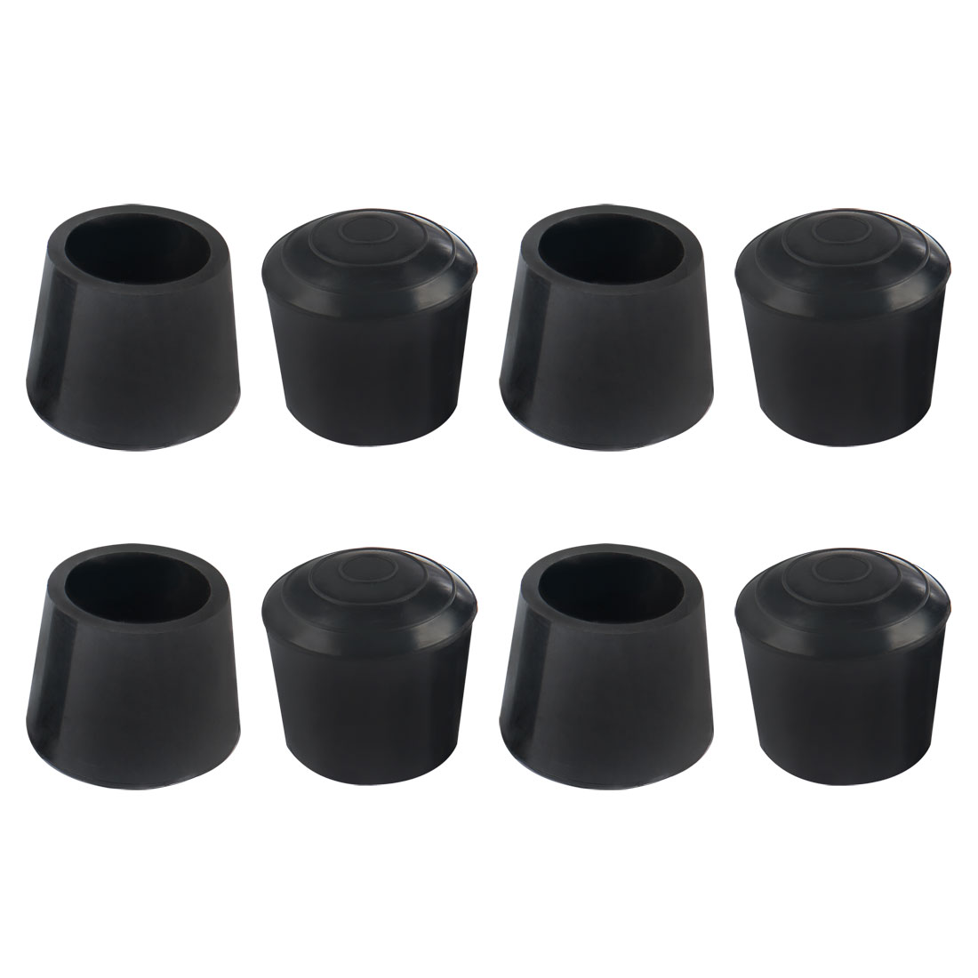 Unique Bargains 8pcs Chair Leg Tips Caps 19mm 3/4 Inch Rubber Furniture Table Feet Cover Floor Protector Reduce Noise Prevent Scratches