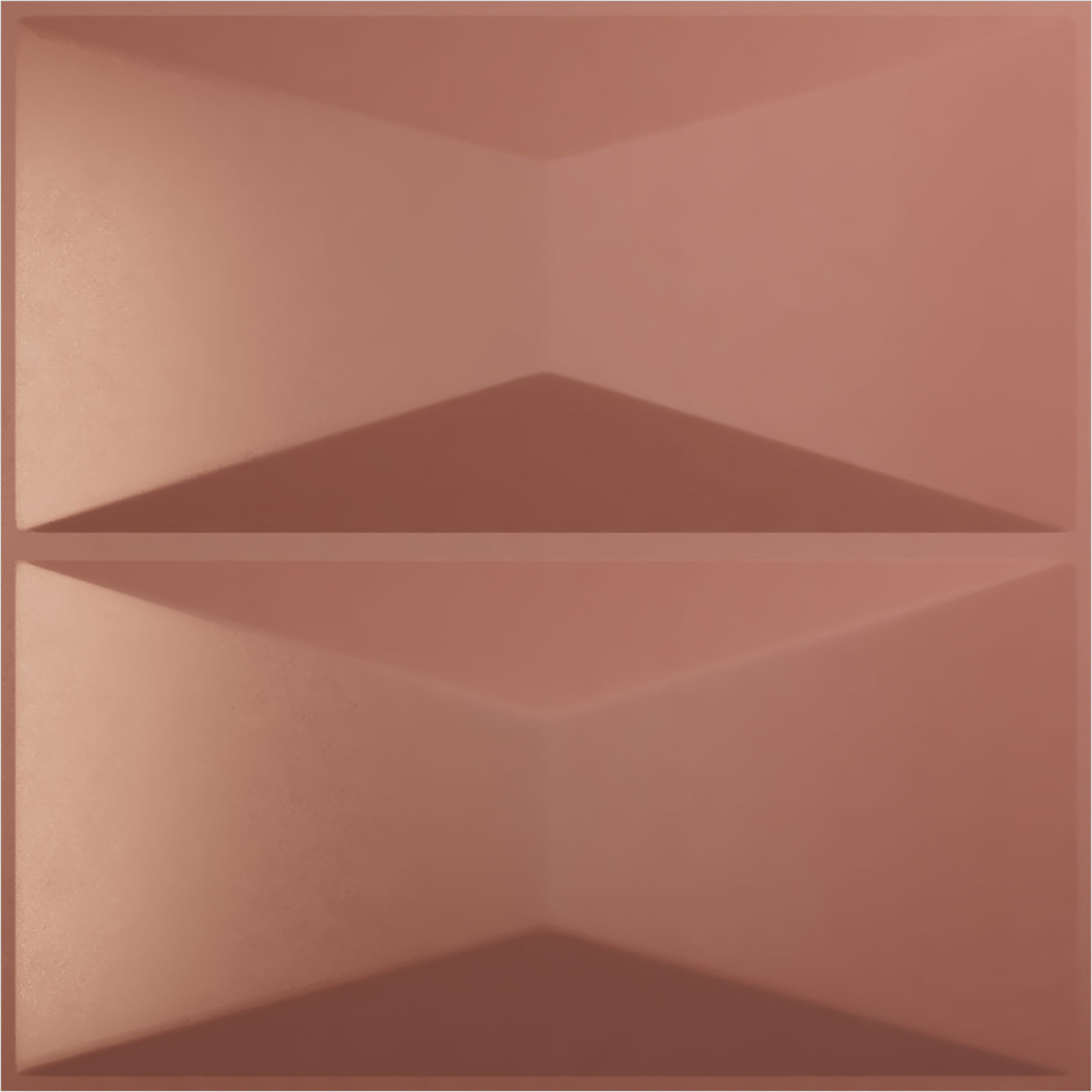 Ekena Millwork WP20X20ABFCP-CASE-12 19-5/8-in x 19-5/8-in Embossed Paintable/Stainable Red PVC Wall Panel ( 12 -Pack, Covers