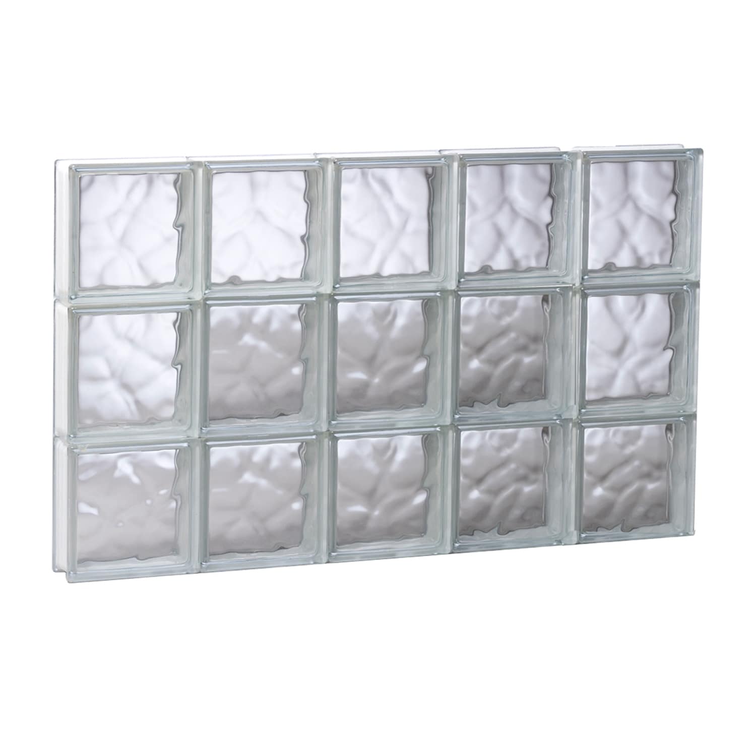 Hy-Lite Craft Block 24-Pack Clear Wave Acrylic Block (8-in H x 8