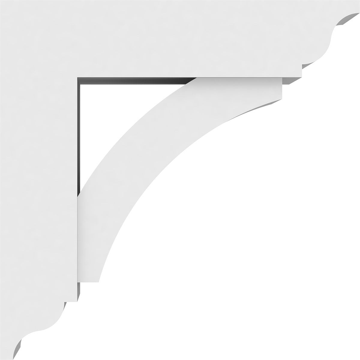 Ekena Millwork BKTP05X14X14THR01 Exterior-Brackets-Braces - View #3
