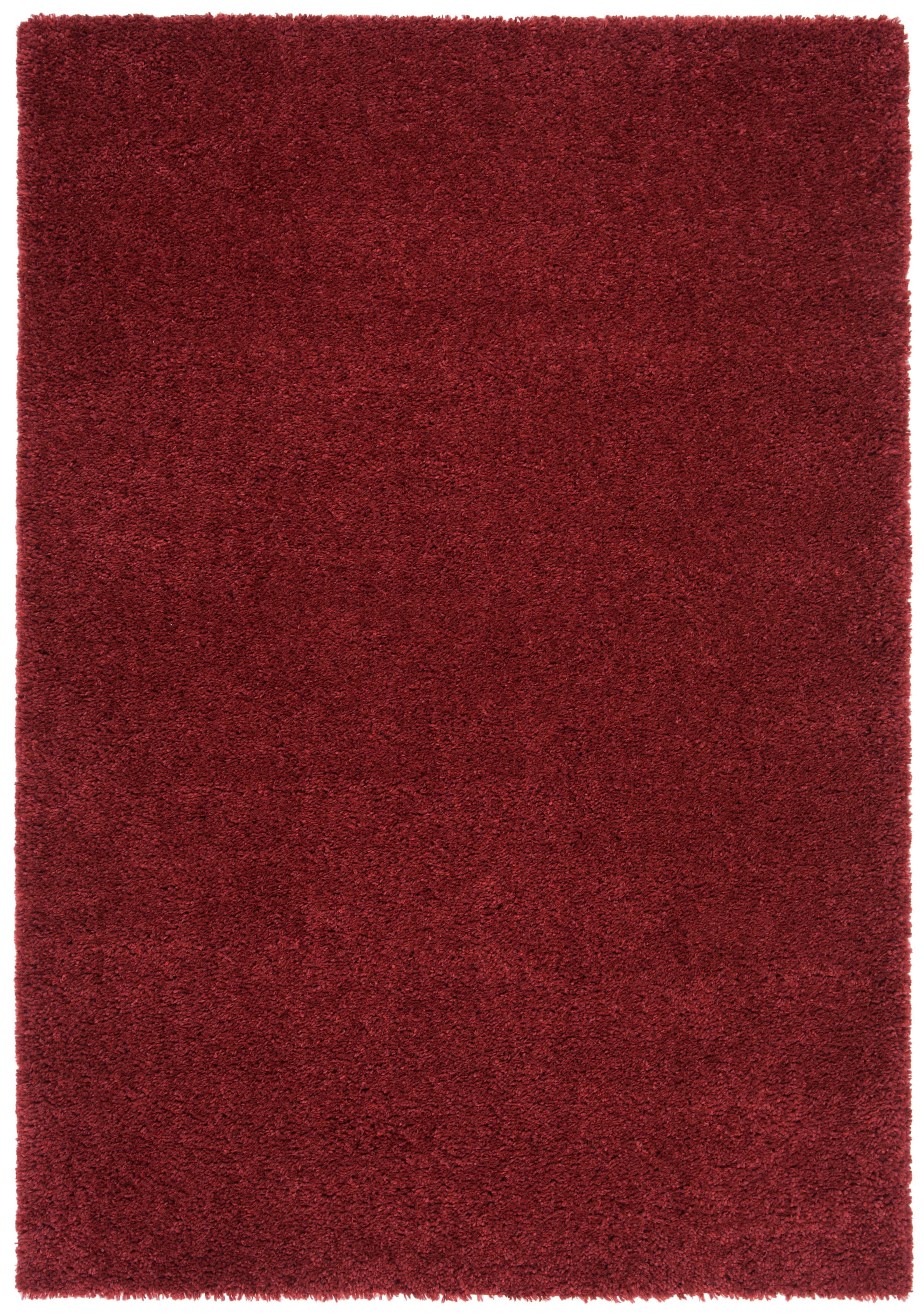 Safavieh AUG900S-9 August Shag 9 x 12 (ft) Loomed Polypropylene Burgundy Rectangular Indoor Solid Farmhouse/Cottage Area rug