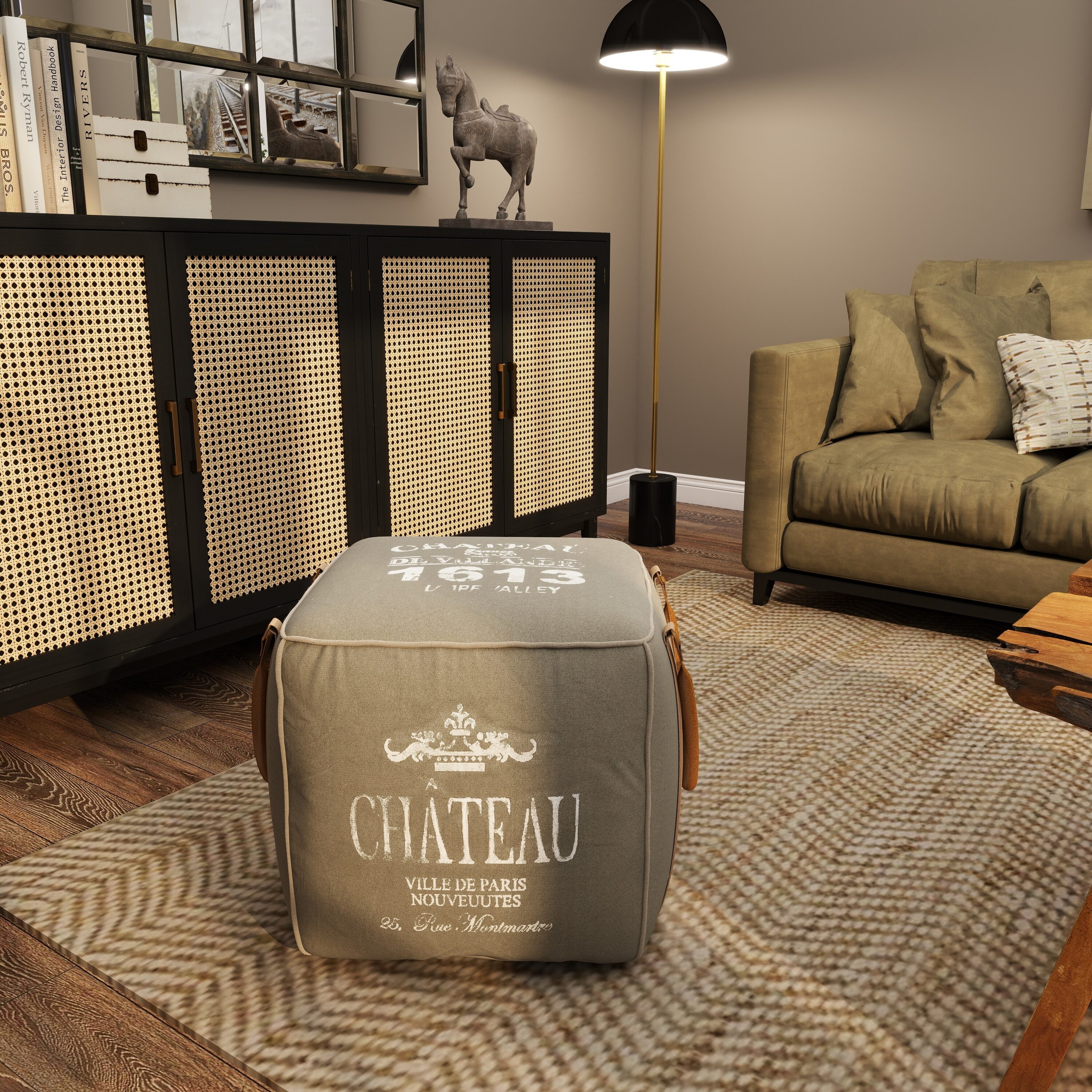 Grayson Lane 88596 Indoor-Ottomans - View #8
