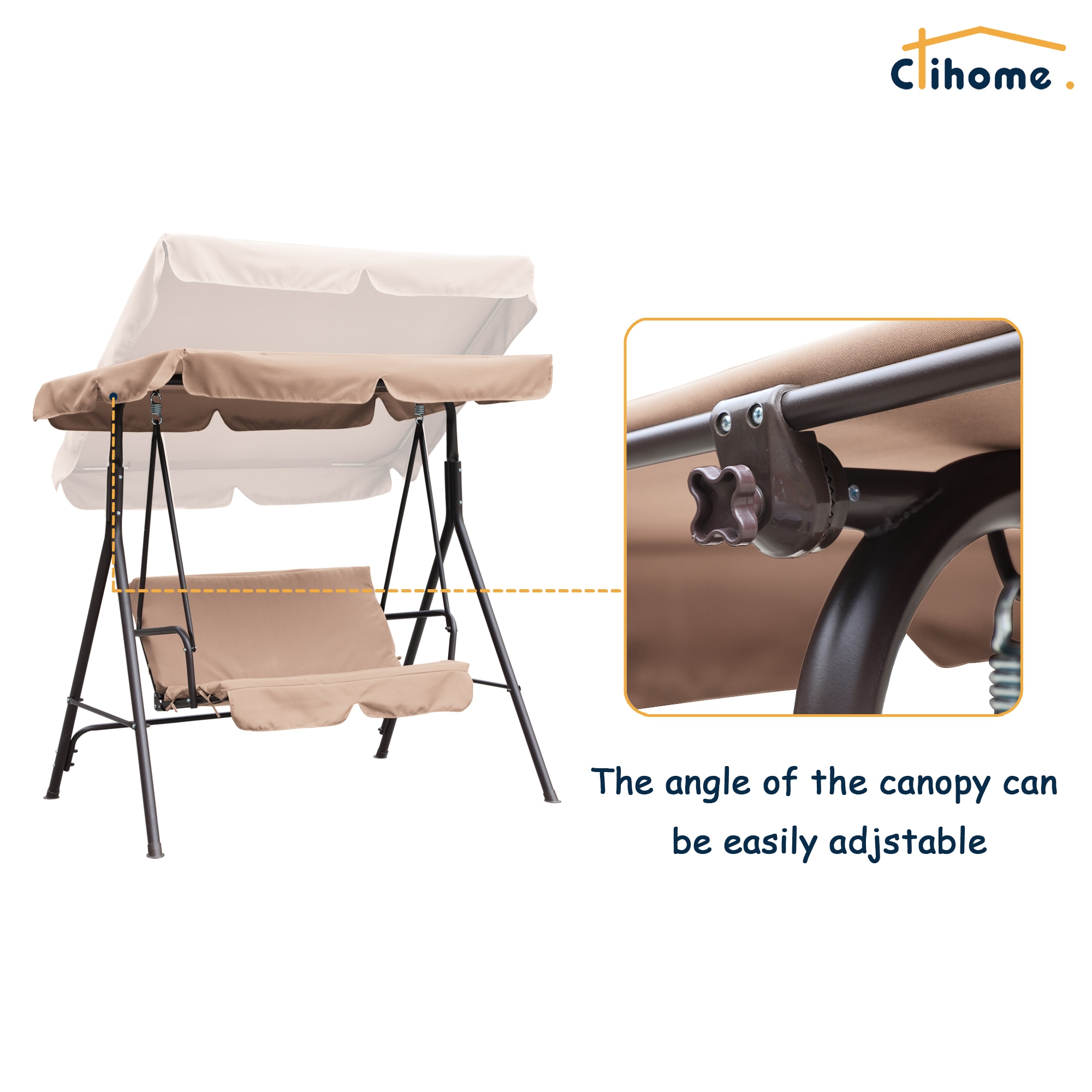 Clihome WF8003-2BE-CL Swing-Gliders - View #6