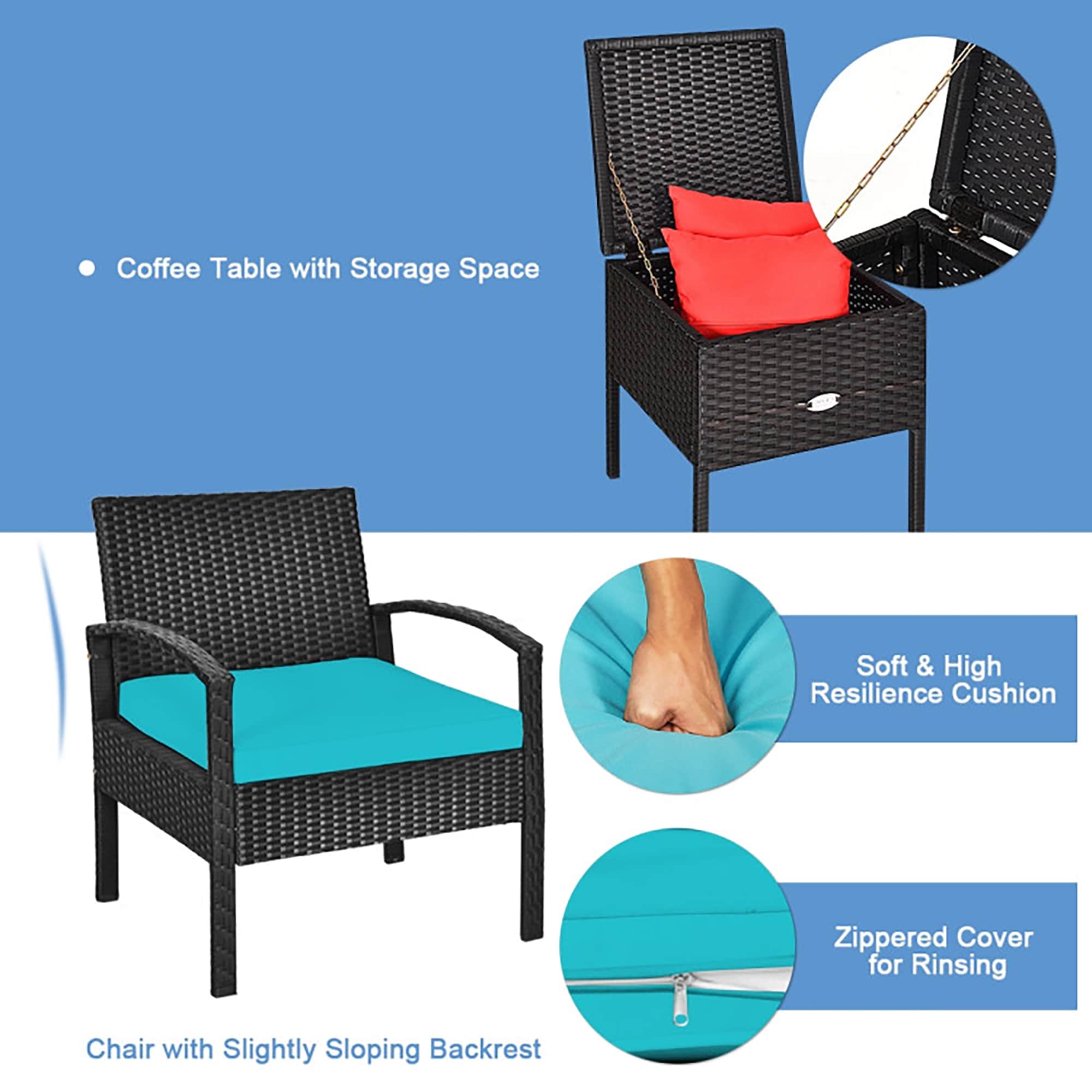 CASAINC WF-HW63757 Patio-Conversation-Sets - View #7