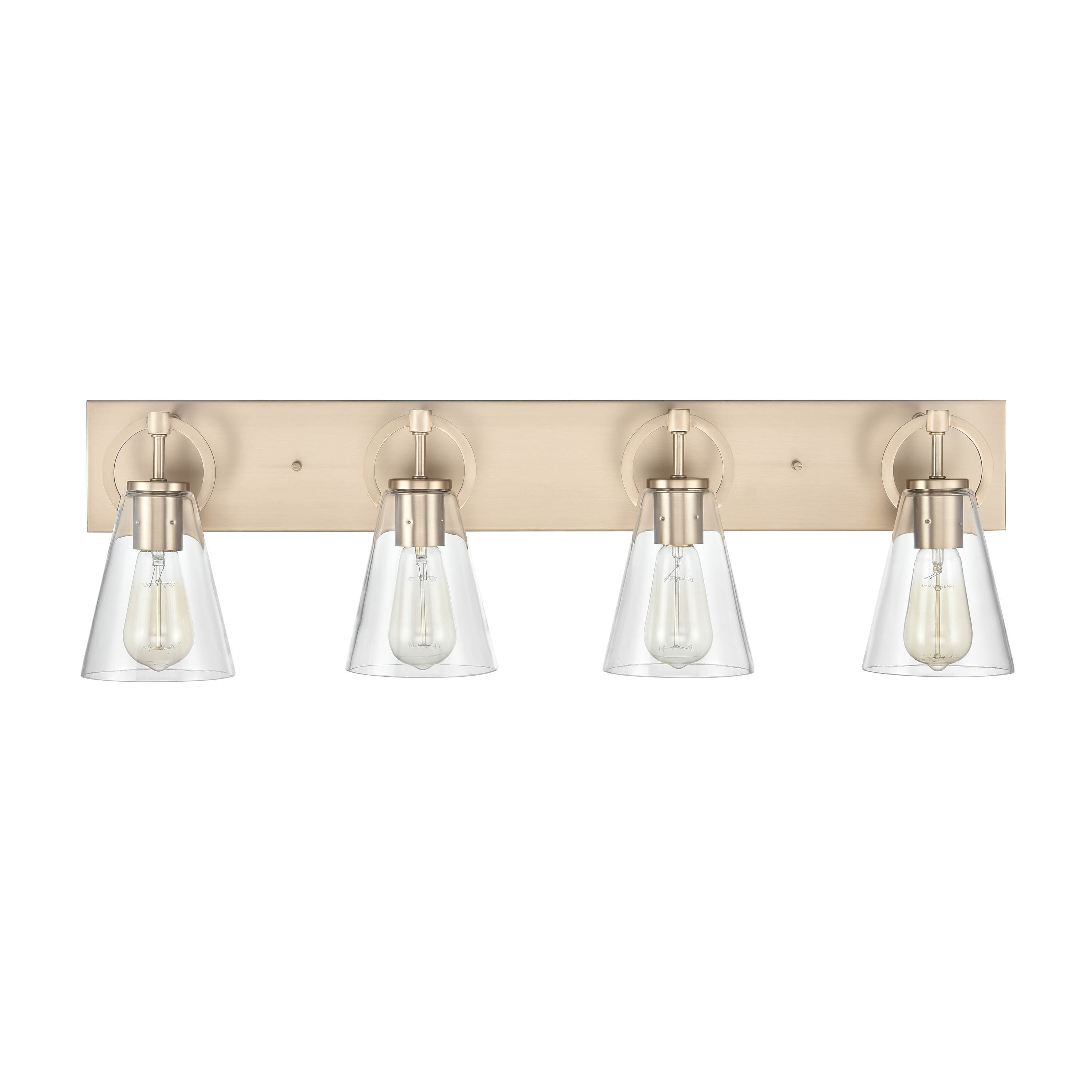 allen + roth ELW70021H-CBZ Harnell 31.5-in 2-Light Champange Bronze Transitional Vanity Light