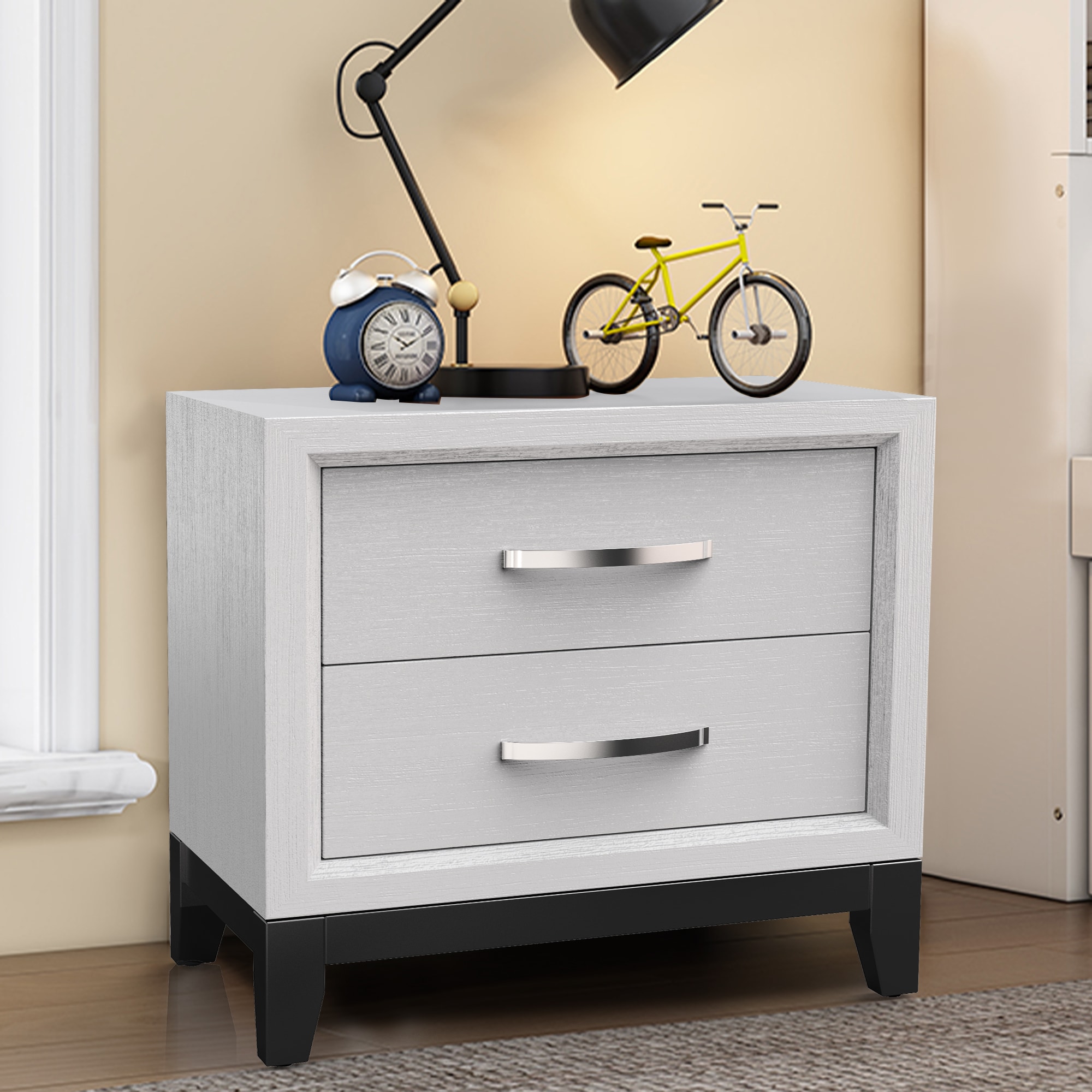 IHOMEadore MDFM7215WH-N nightstands - View #5