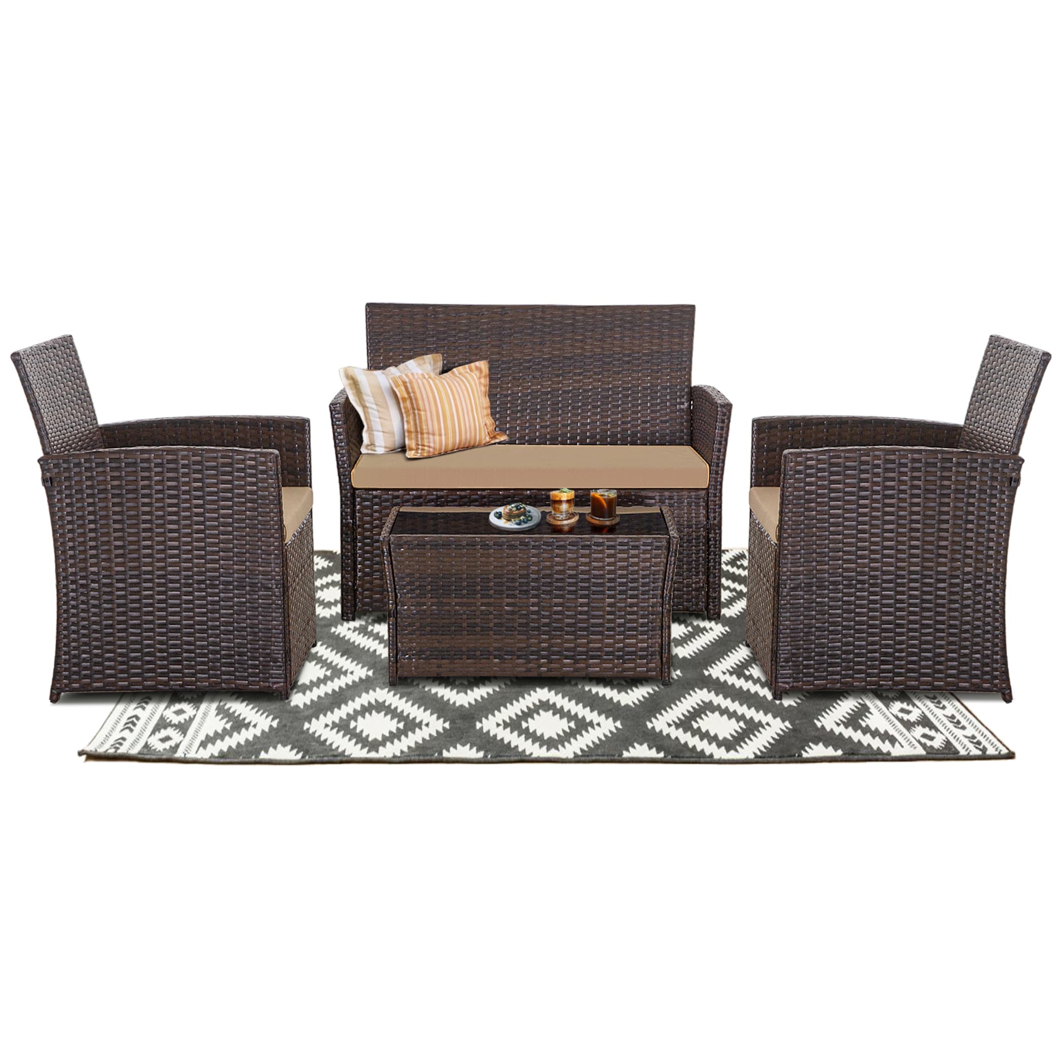 FOREST HOME FT-ZJ111GREY Patio-Conversation-Sets - View #4