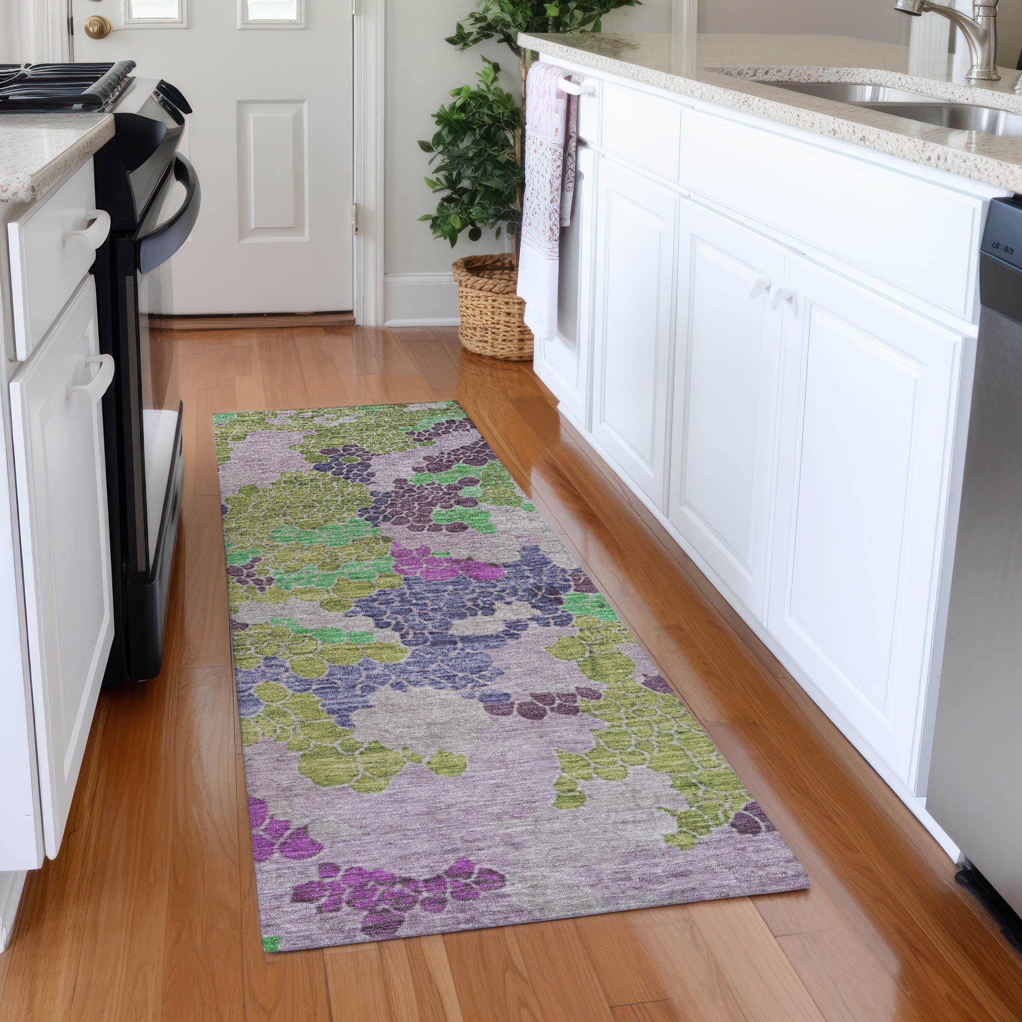 Addison Rugs ACN1906FE2X8 Chantille ACN1906FE 2 x 7 (ft) Loomed Polyester Fern Rectangular Indoor/Outdoor Machine washable Area rug