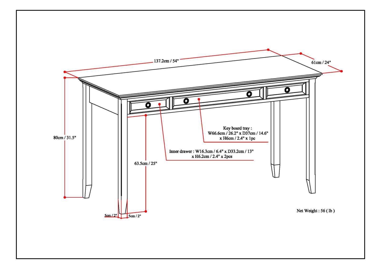Simpli Home AXCRAMH12-HIC desks - View #10