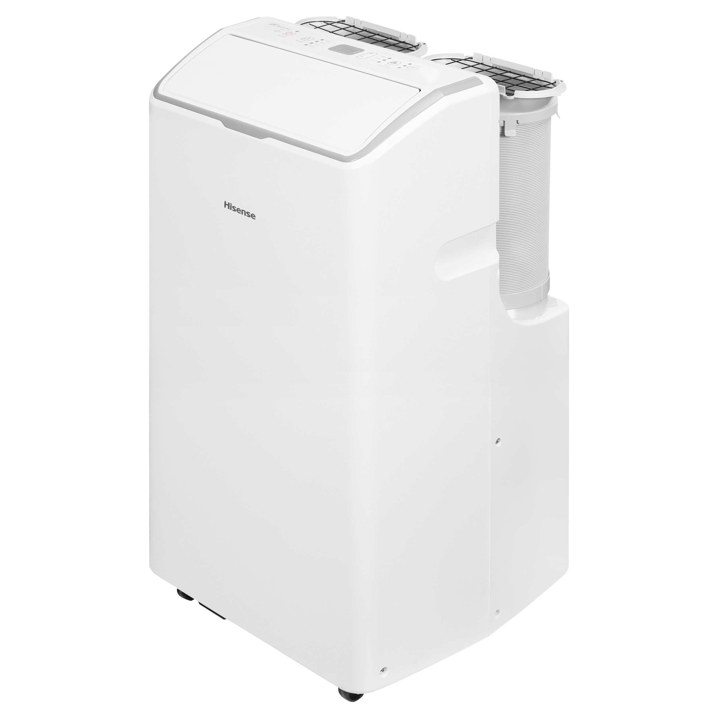Hisense 12000 BTU DOE 115-Volt White Vented Wi-Fi enabled Portable Air Conditioner with Heater Remote Control Included 550-sq ft -Cooling