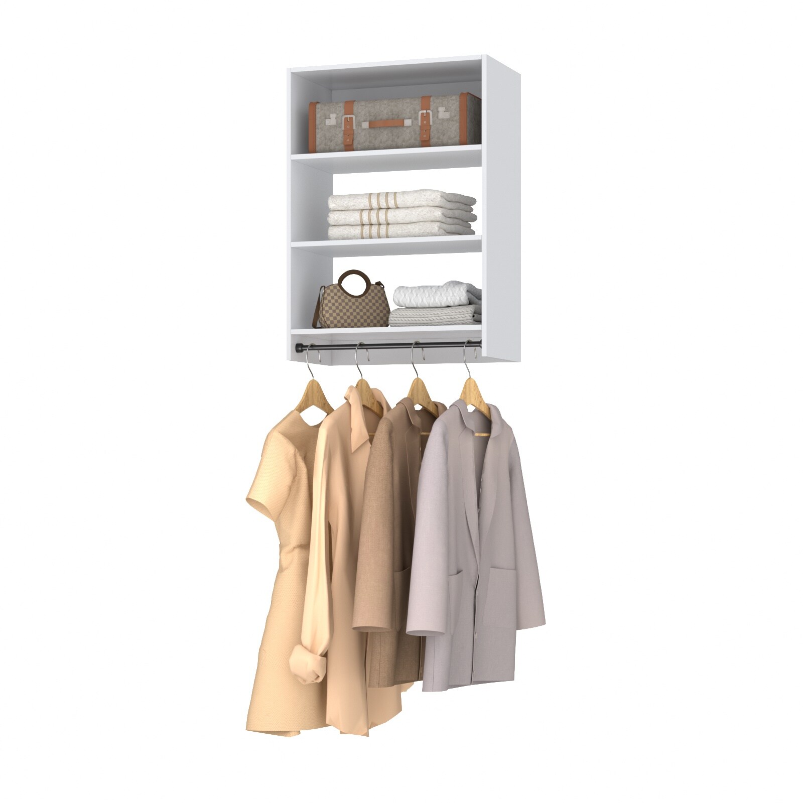 HomLux BD-CCW3S1H25H Wood-Closet-Shelves - View #9