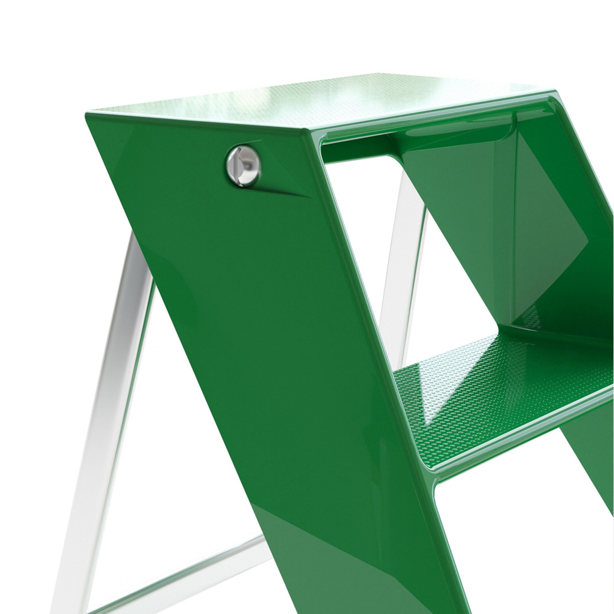 GlasFlength End Table Multifunctional Folding Ladder Stool Convertible ...
