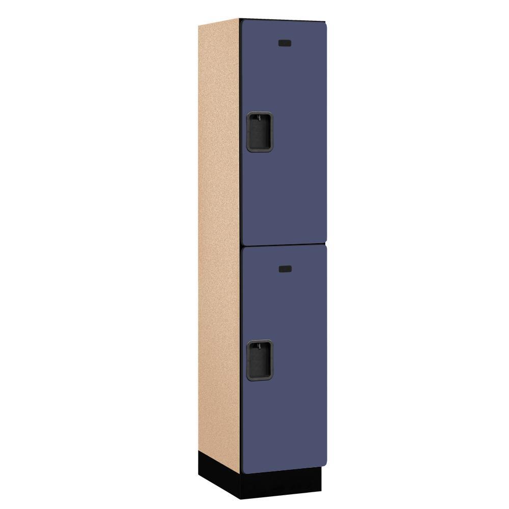 SALSBURY INDUSTRIES 22168BLU 22000 series designer wood locker 15-in W x 76-in H x 18-in D Wood Full Storage Lockers