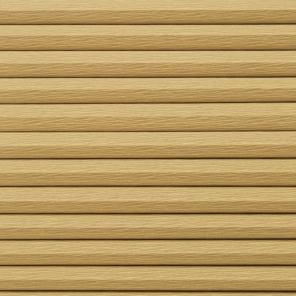 LEVOLOR 2052021 Tree Bark Antique Gold Room darkening Polycotton 9/16-in Single Cellular shade swatch
