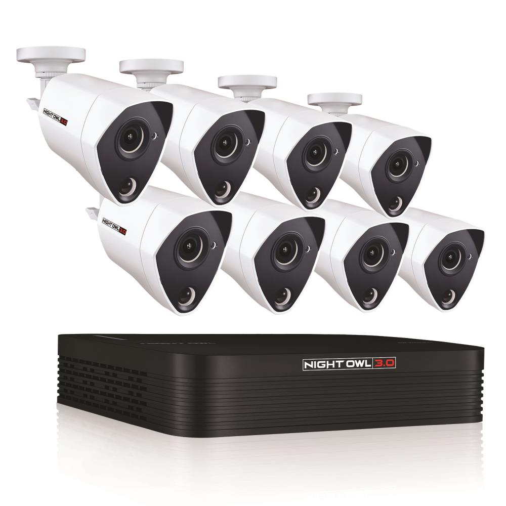 wired night owl security cameras