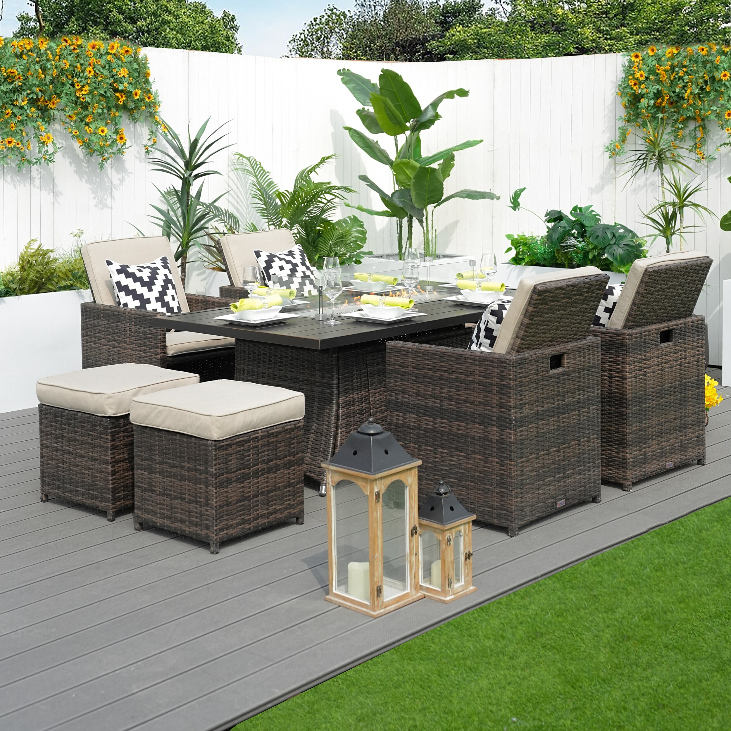 Moda Furnishings 3234-1106RA-B Patio-Dining-Sets - View #3