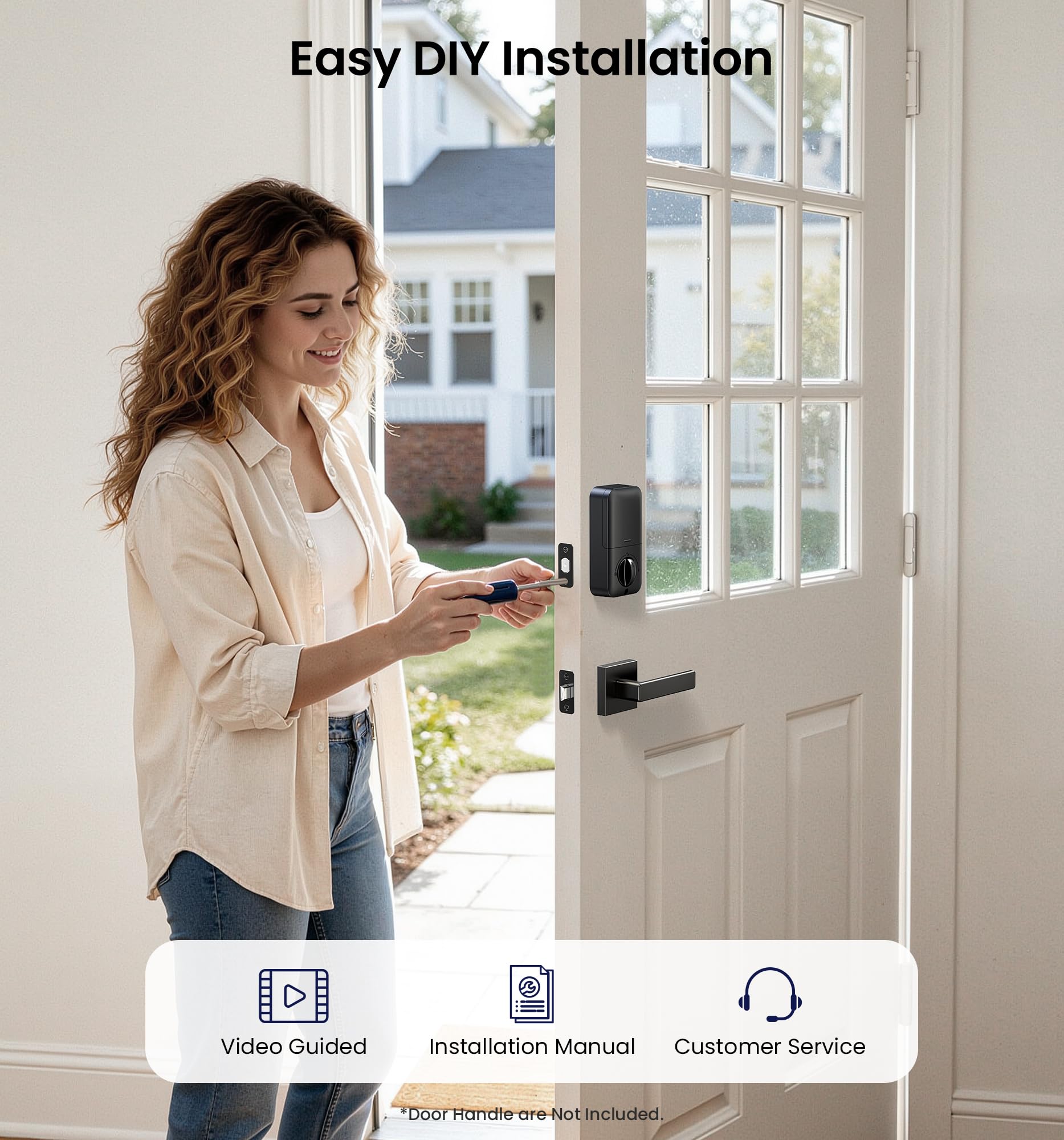Oyezvary LOZ0804O299 Electronic-Door-Locks - View #9