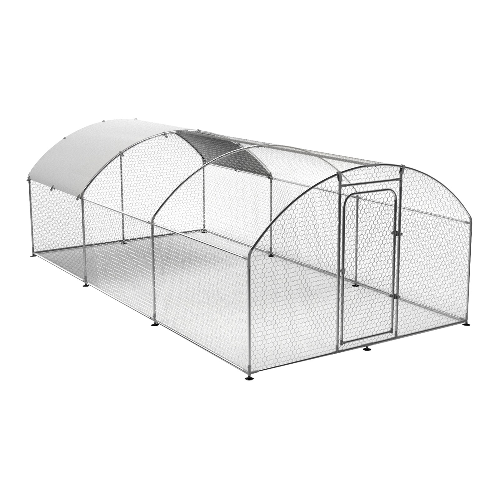 Maocao Hoom JL145408 Silver Metal Chicken coop