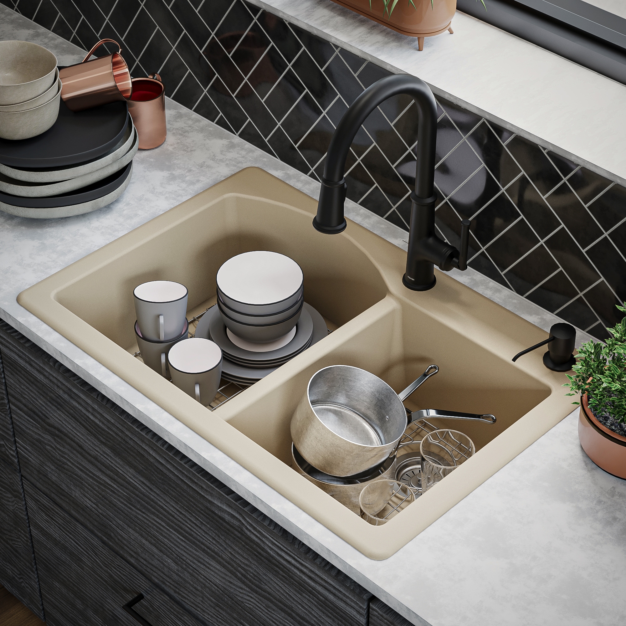 Karran QT-610-BI-PK1 Kitchen-Sinks - View #12