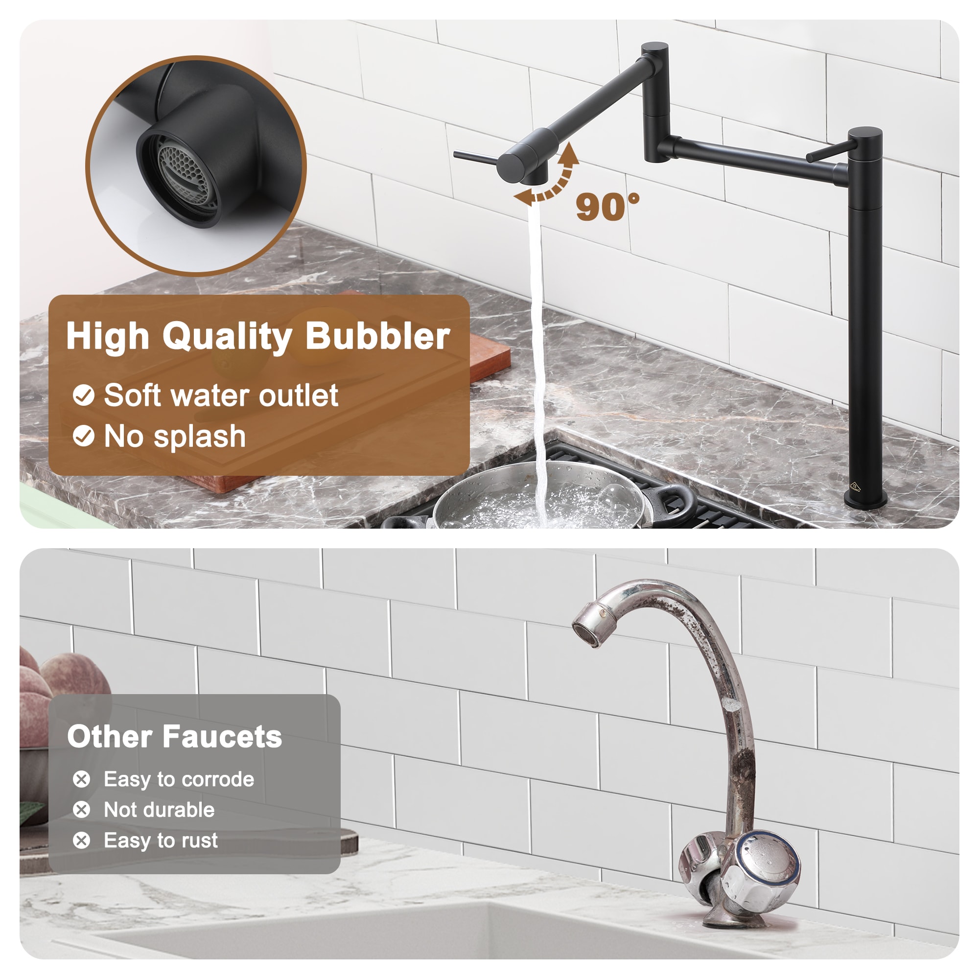 CASAINC KCLT0027-MB Kitchen-Faucets - View #8