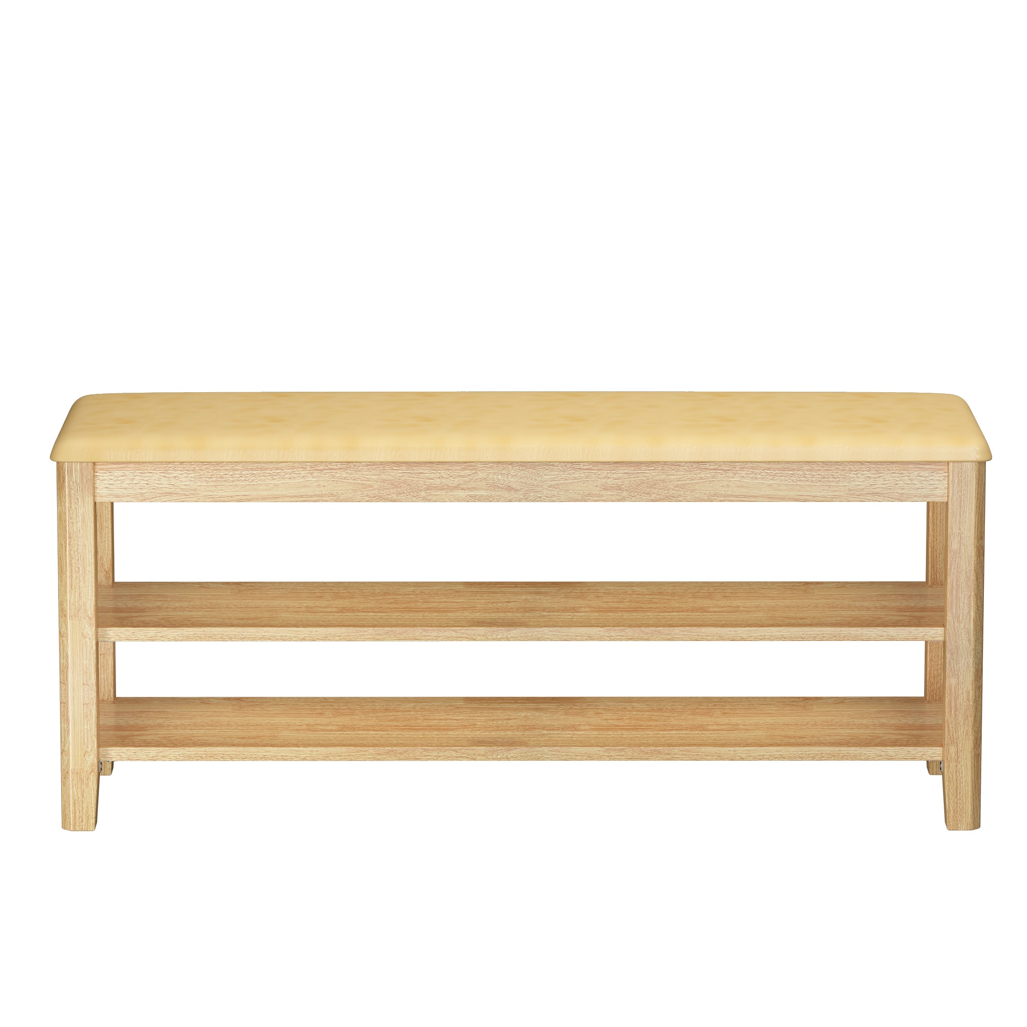 FurniFusion SF-R-XD-BG 17-in H 2 Tier 4 pair Beige MDF Shoe rack